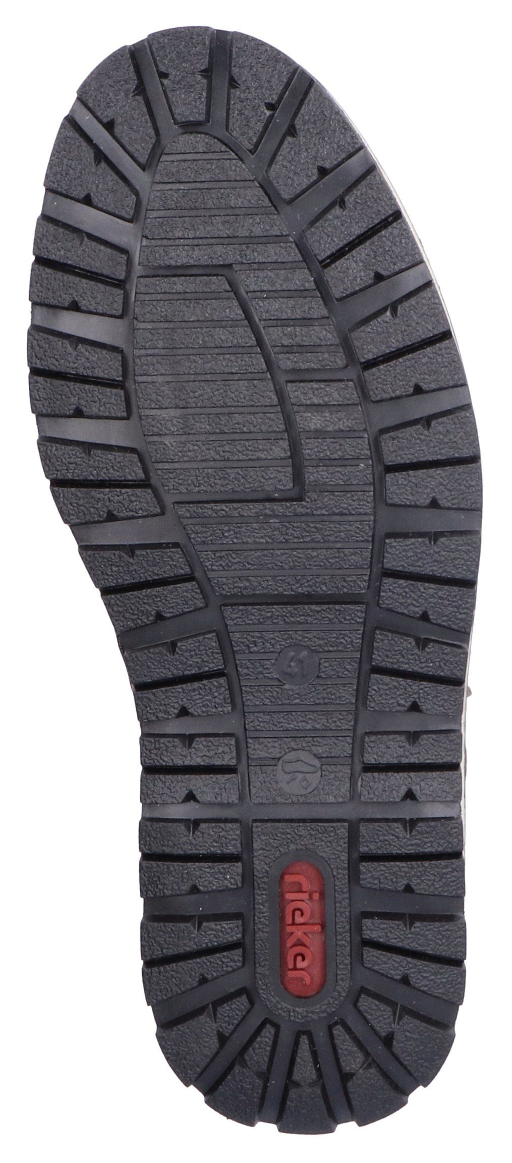Rieker Winterlaarzen met comfortabele rieker tex-uitrusting, vrijetijdsschoen, veterschoen