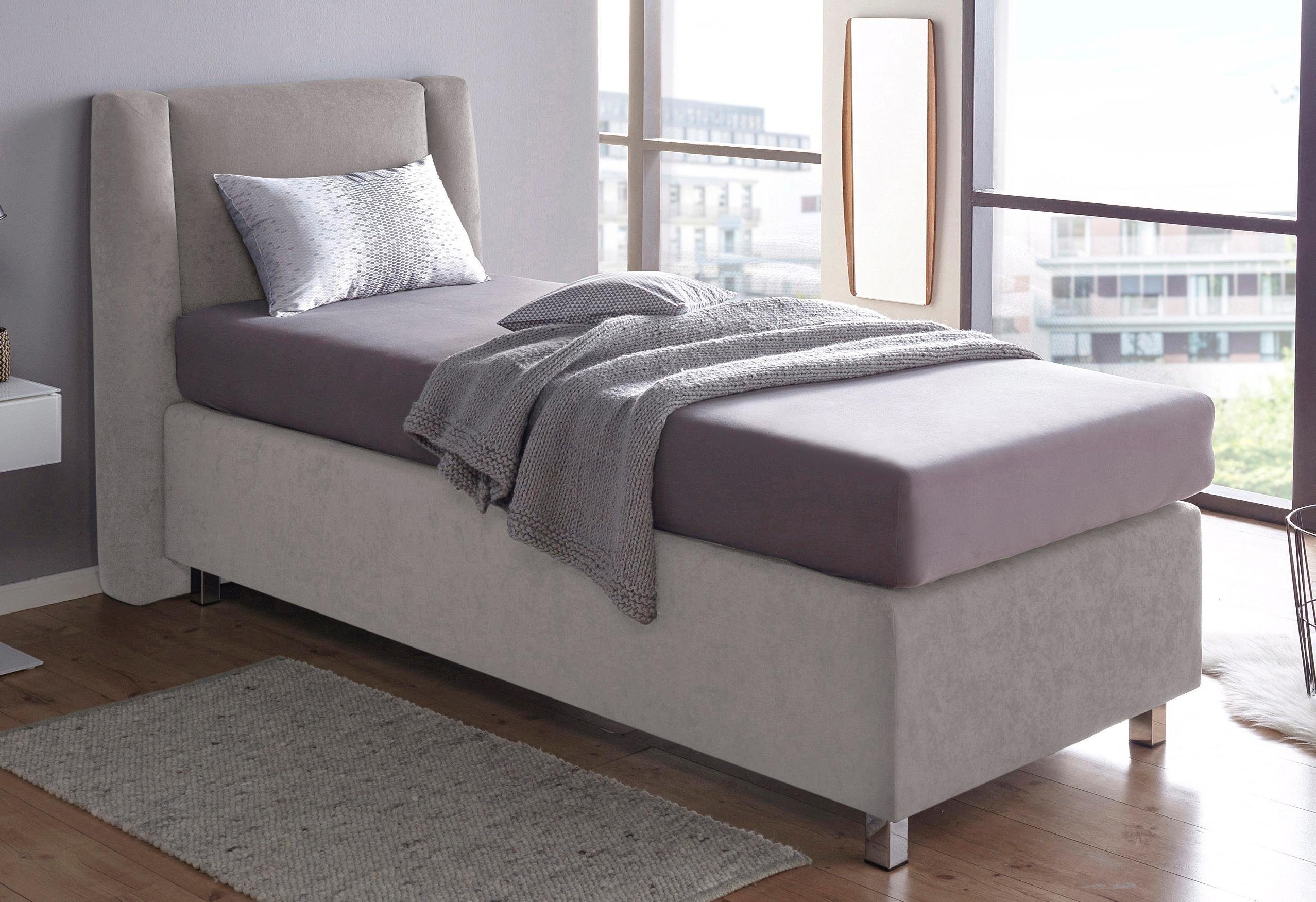 Westfalia Polsterbetten Boxspring inclusief sierkussens boxsprings grijs
