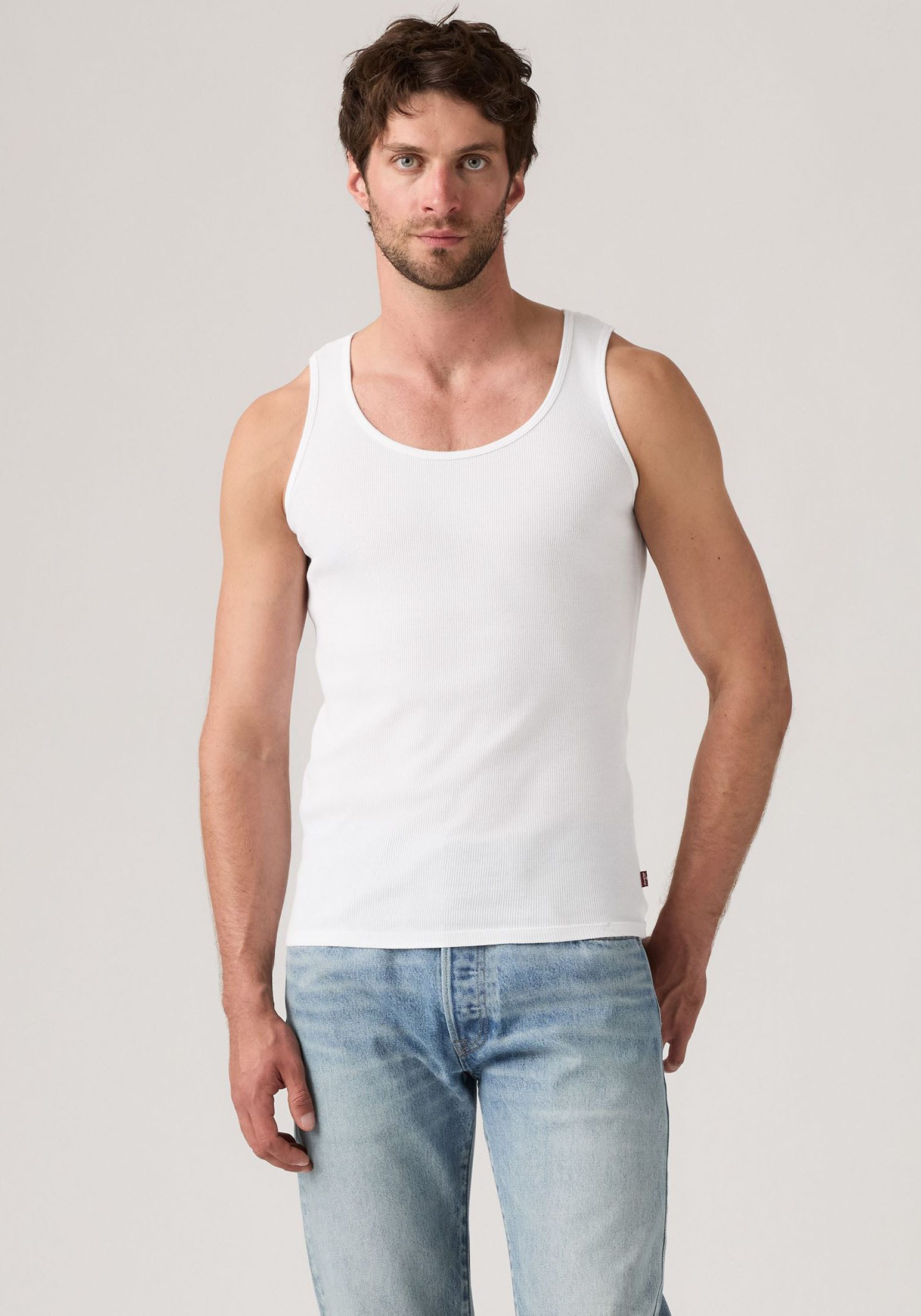Levi's® Geribde tanktop (set, 2-delig, 2 stuks)
