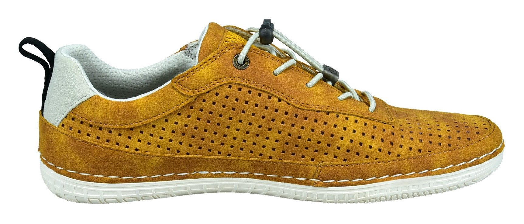 Bugatti Slip-on sneakers , vrijetijdsschoen, lage schoen, slipper met gaatjespatroon