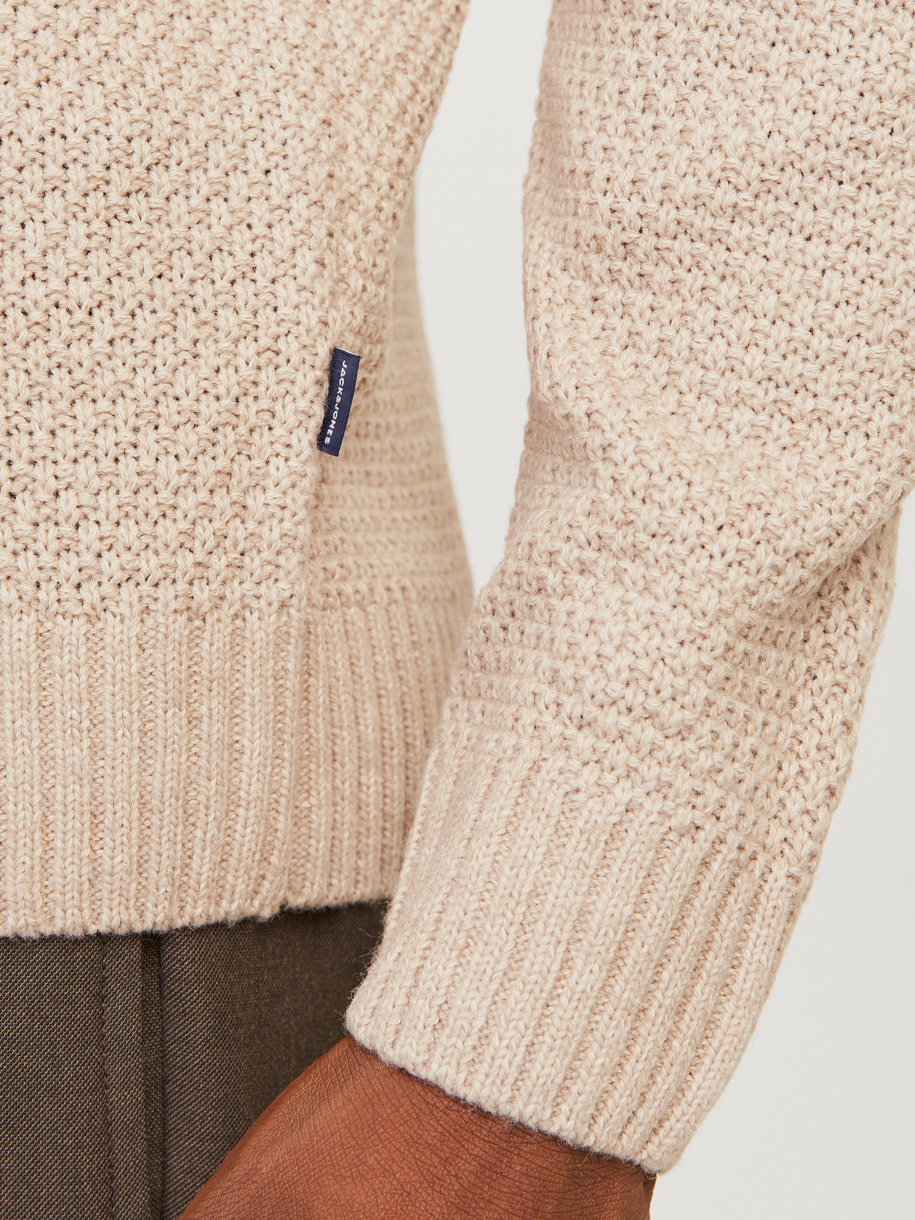 Jack & Jones Trui met ronde hals JPRBLUDIOGO CABLE KNIT LN