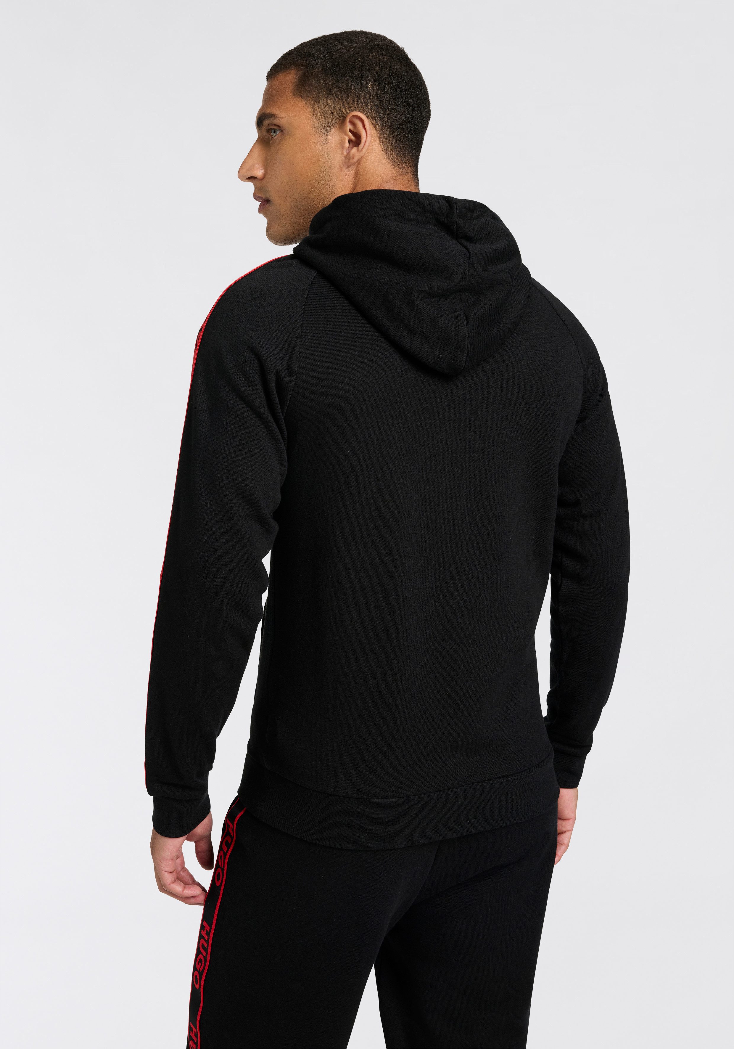 HUGO underwear Hoodie BOSS LIAM met logo tape aan de mouwen