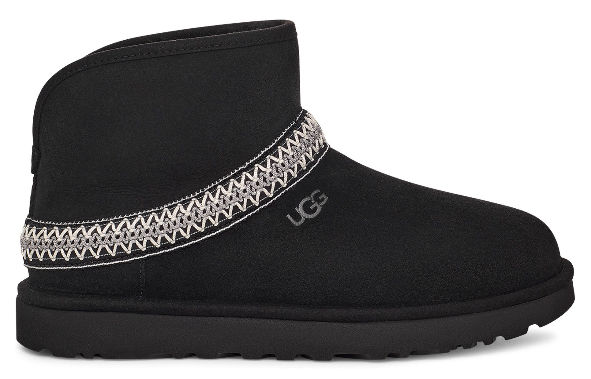 UGG Boots zonder sluiting CLASSIC MINI CRESCENT , winterlaarzen, snowboots met knusse binnenvoering