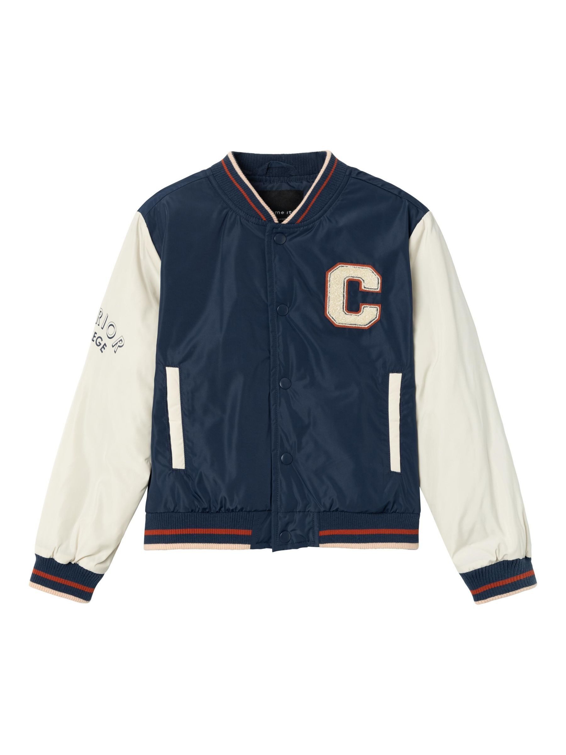 Name It Jack in collegestijl NKMMANDY BOMBER JACKET