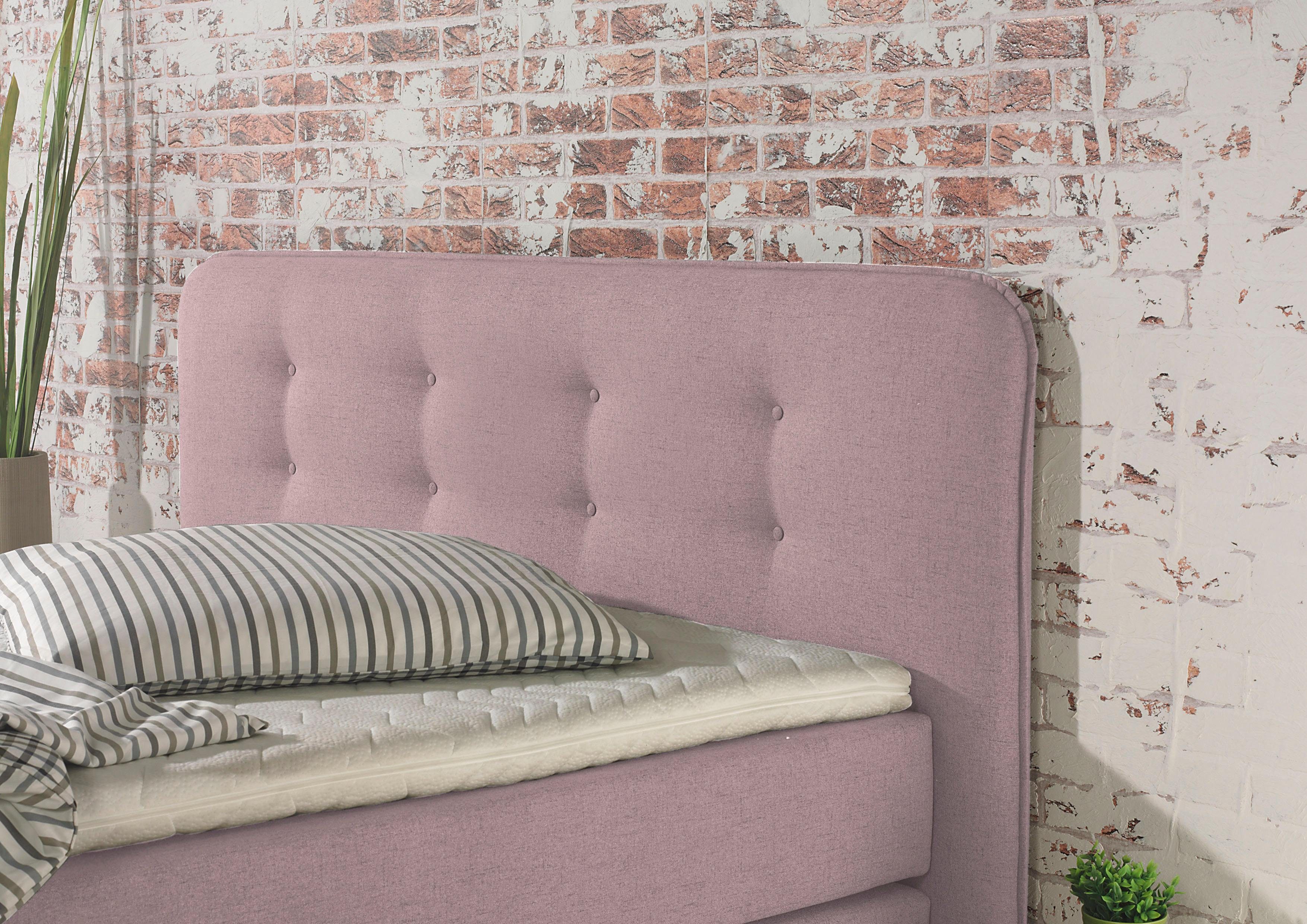 Home affaire Boxspring Cecina in 5 breedten, 3 uitvoeringen, 2 hardheden, capitonnage, topmatras