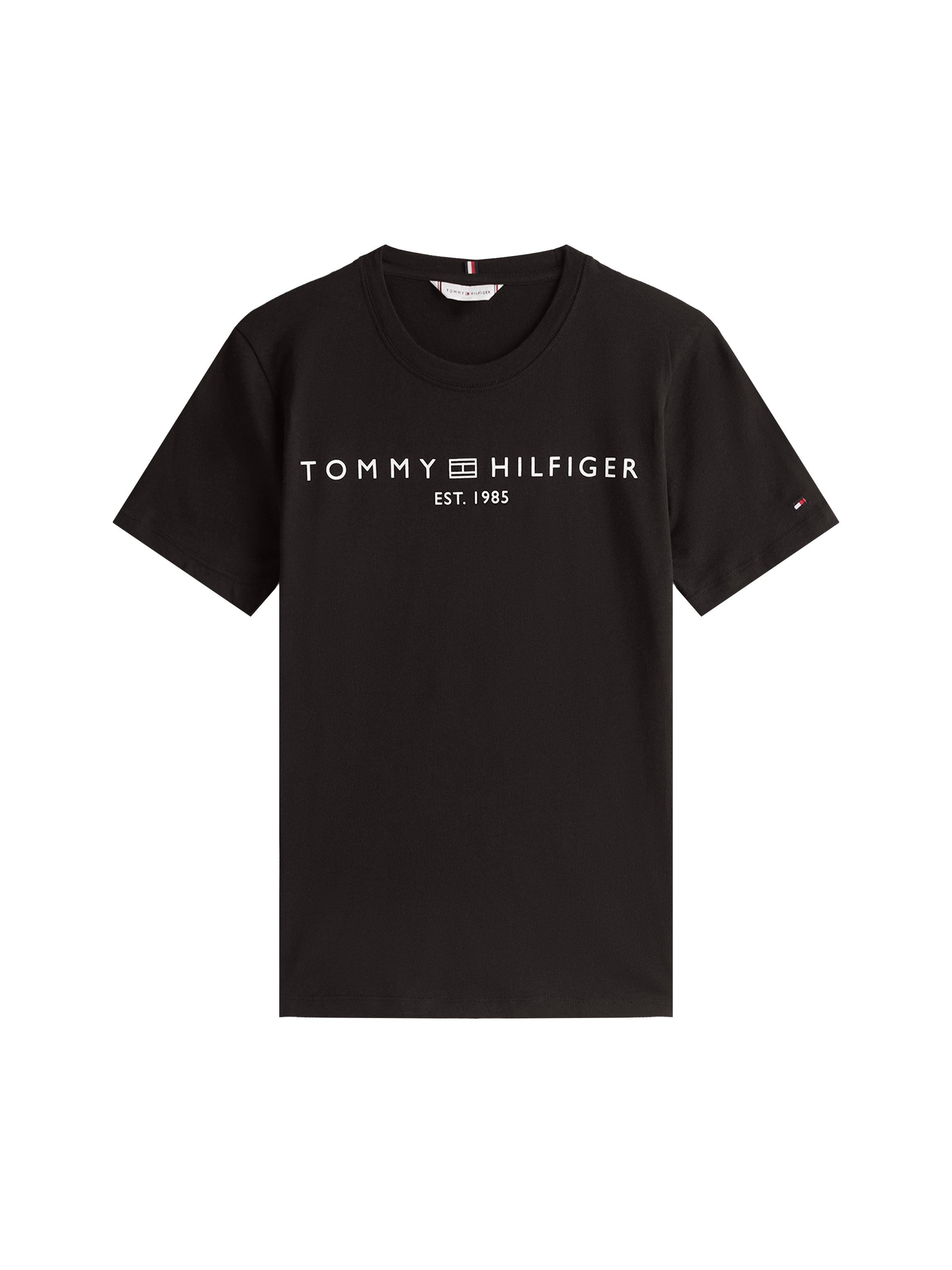 Tommy Hilfiger T-shirt REG CORP LOGO C-NK SS met een logo-opschrift