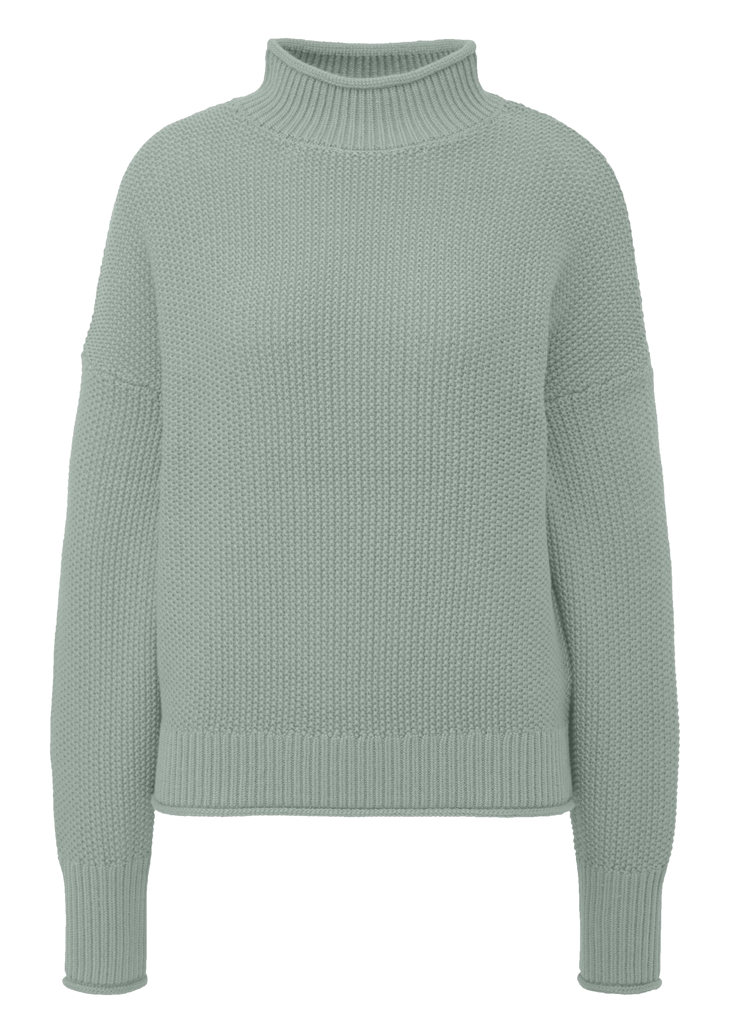 Q S designed by Gebreide trui met een ribcol