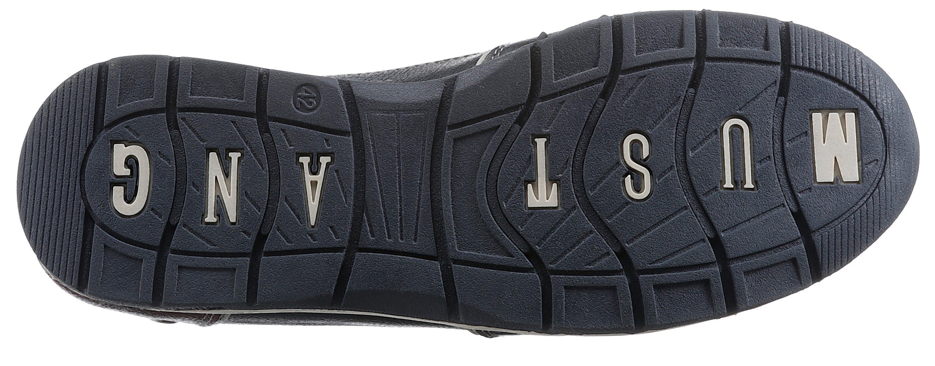 Mustang Shoes Sneakers met rits, vrijetijdsschoen, lage schoen, veterschoen