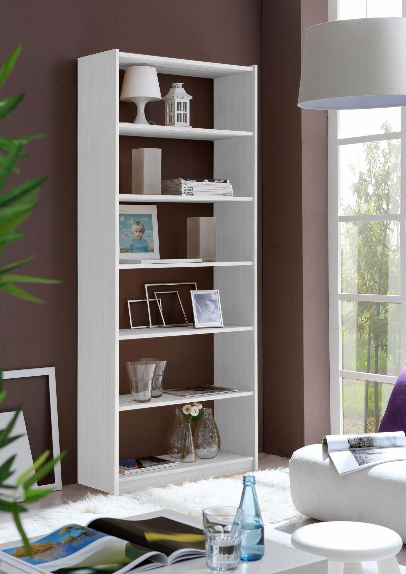 Ticaa Kinderrek Staand rek in 4 hoogten van 111 - 214 cm, grenen open kasten & rekken beige