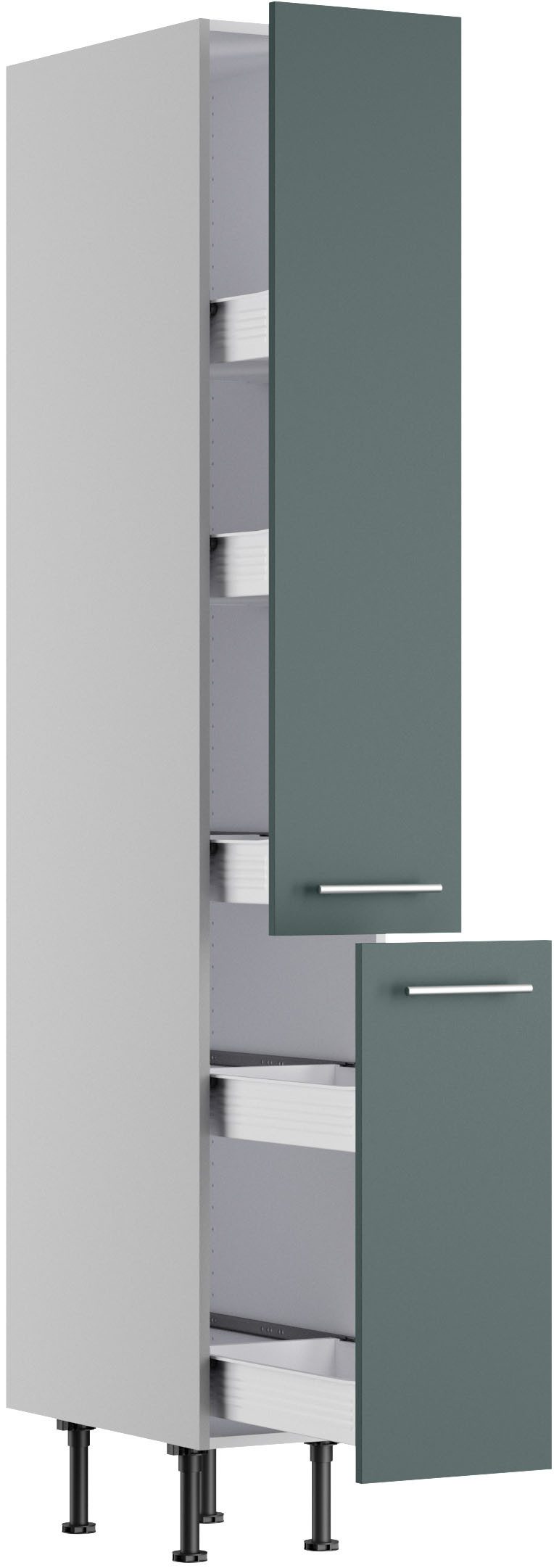 OPTIFIT Apothekerskast Bern2 Breedte 30 cm, hoogte 211,8 cm, 2 uittrekken (hoogte 124,4 /70 cm)