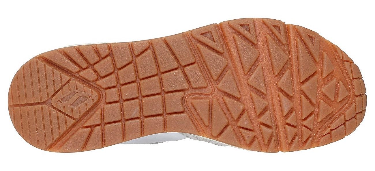 Skechers Sneakers UNO-VINTAGE DAYZ Sleehak sneaker, plateausneaker, veterschoen in vintage-look