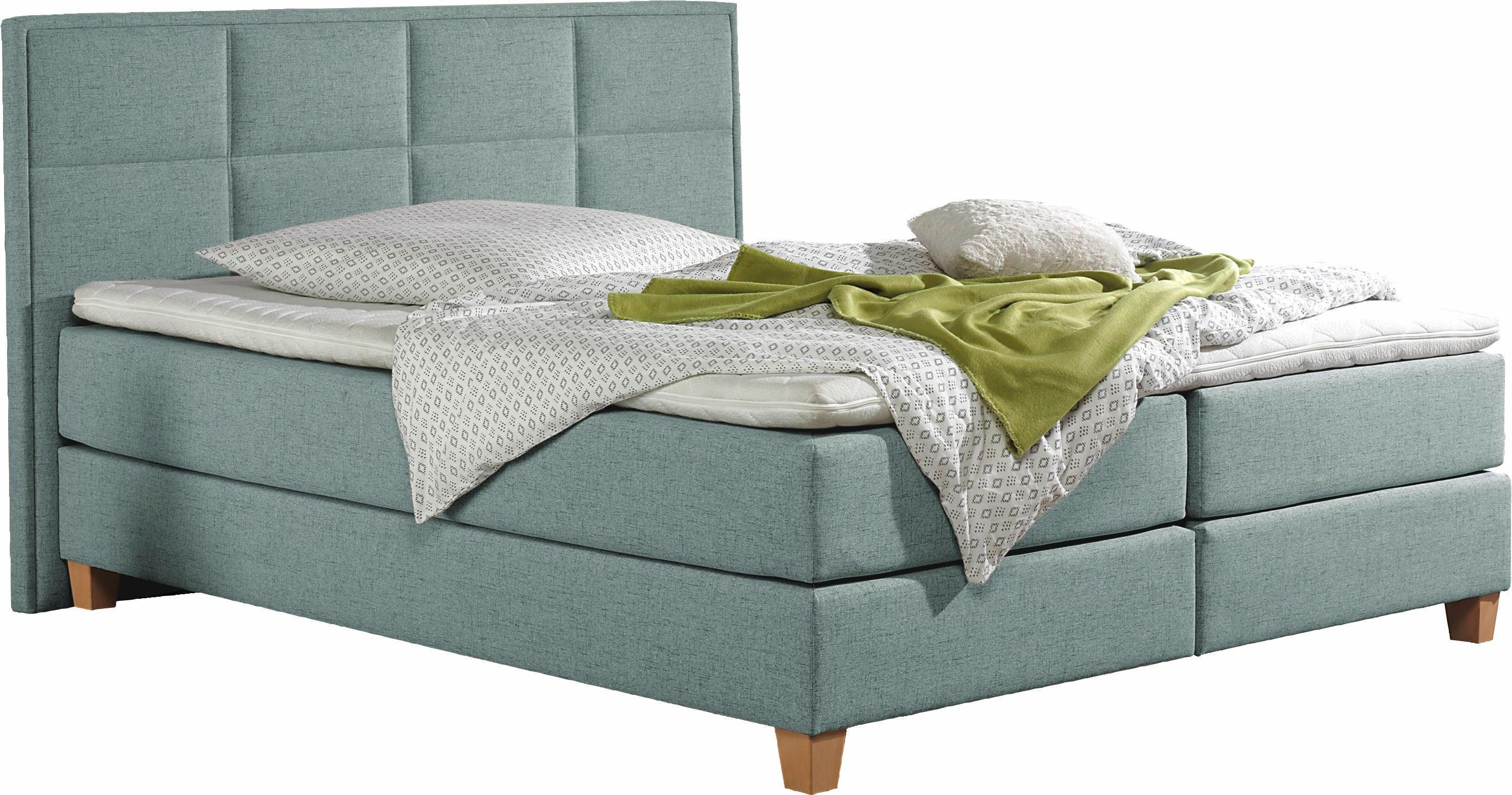 Home affaire Boxspring Casey in 5 breedten, 3 uitvoeringen, 2 hardheden, stiksels, topmatras
