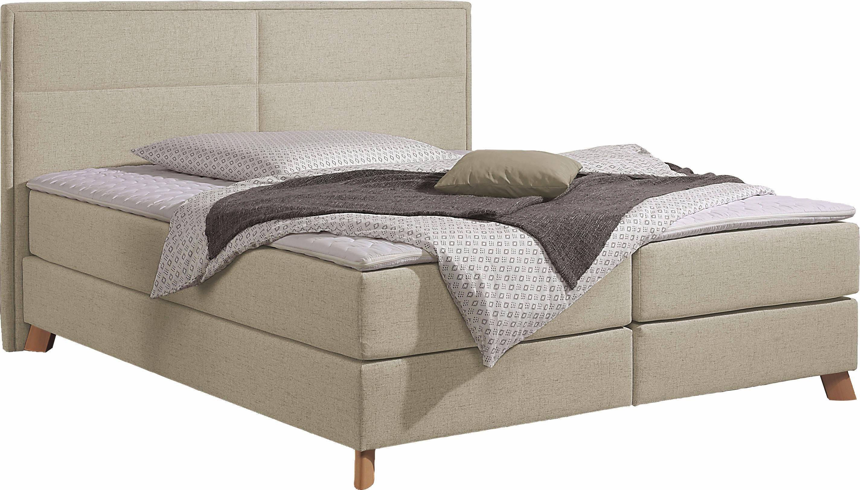 Home affaire Boxspring Caria in 5 breedten, 3 matrassen-uitvoeringen, 2 hardheden, topmatras