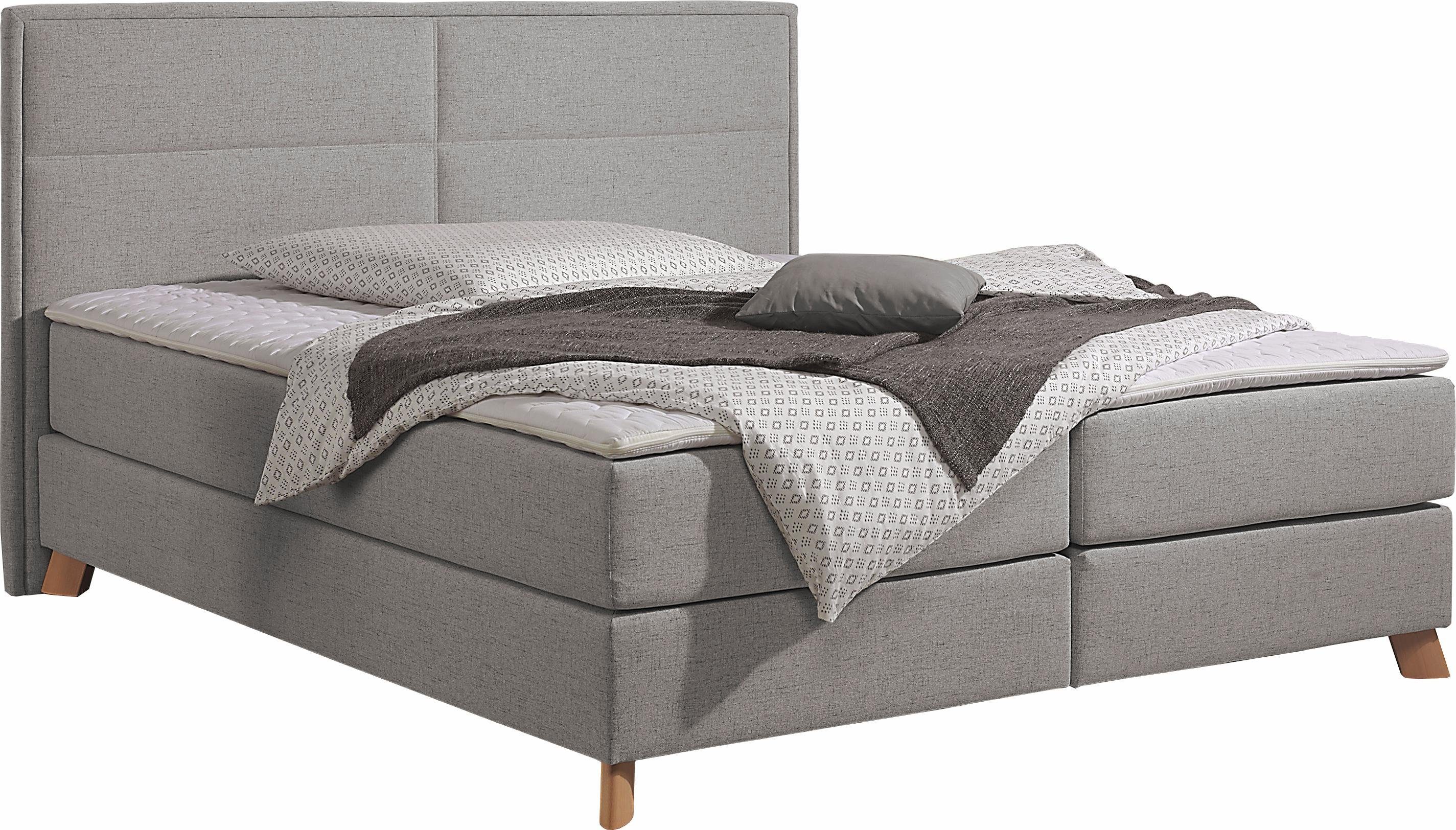 Home affaire Boxspring Caria in 5 breedten, 3 matrassen-uitvoeringen, 2 hardheden, topmatras