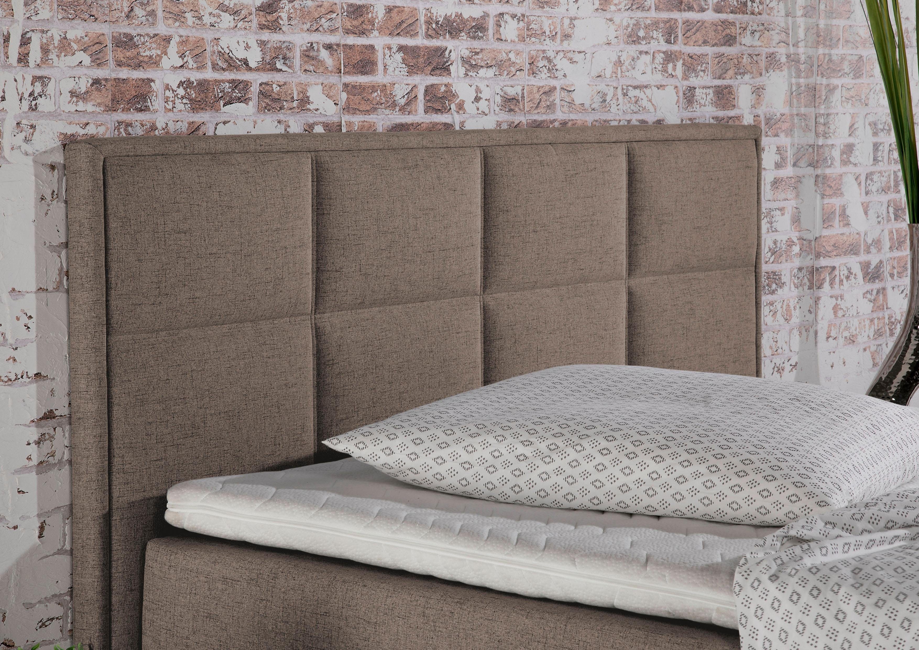 Home affaire Boxspring Casey in 5 breedten, 3 uitvoeringen, 2 hardheden, stiksels, topmatras