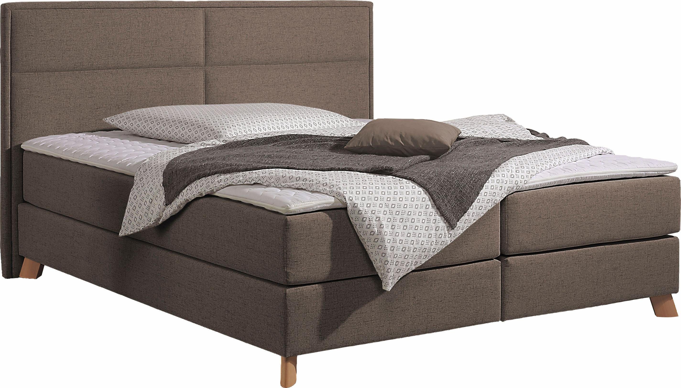Home affaire Boxspring Caria in 5 breedten, 3 matrassen-uitvoeringen, 2 hardheden, topmatras
