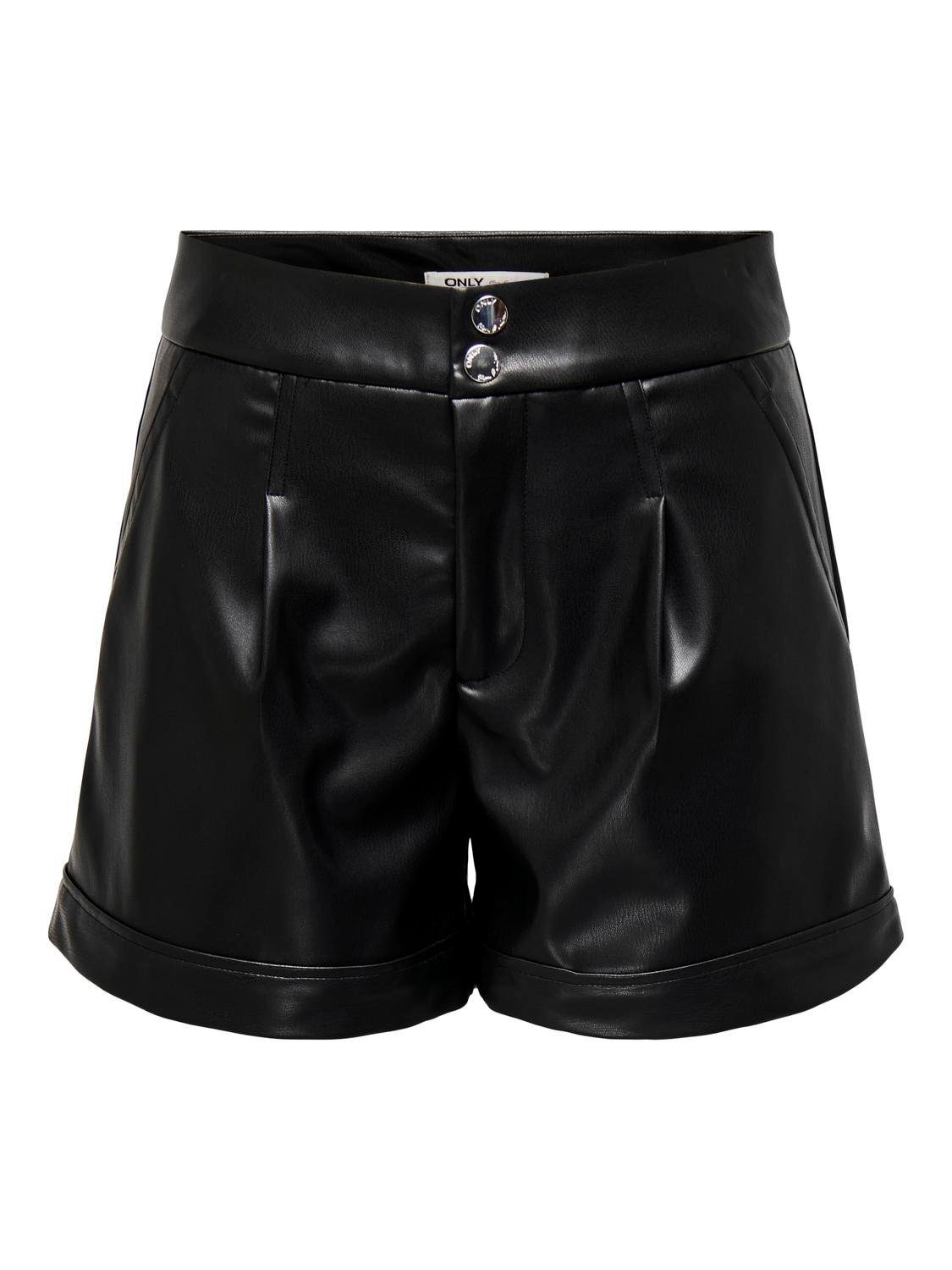 Only Short ONLIZARA HW FAUX LEATHER SHORTS PNT