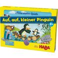 haba spel mijn eerste spellen - hup, kleine pinguin, hup! made in germany multicolor