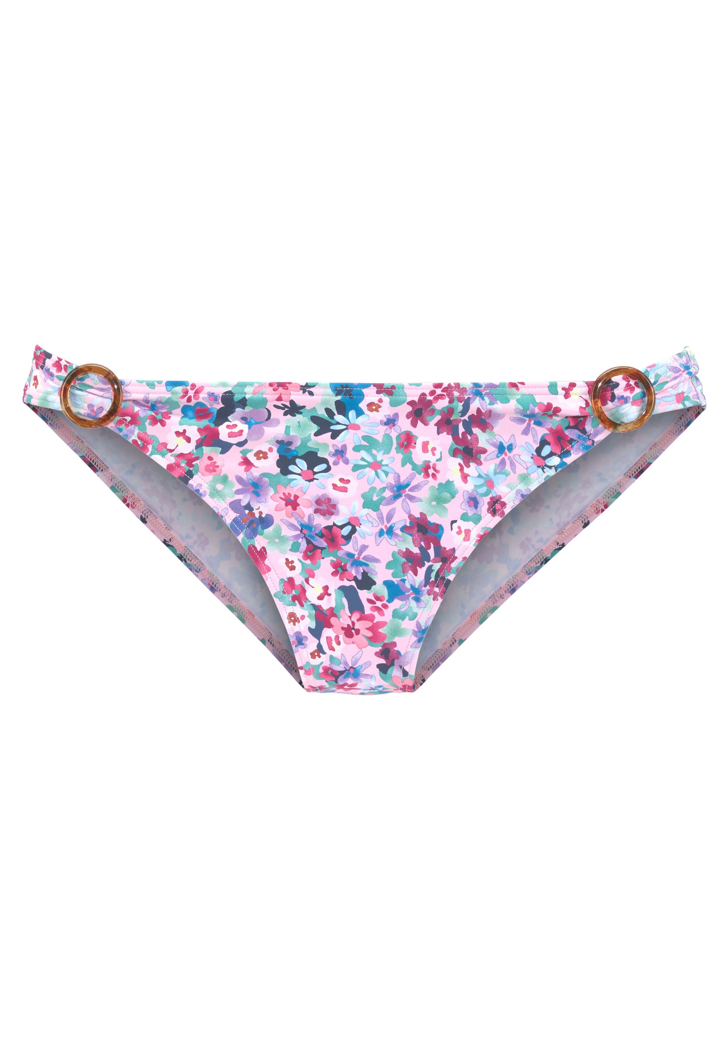 s.Oliver RED LABEL Beachwear Bikinibroekje Scatter met ringen opzij