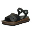think! sandalen zega met uitneembaar voetbed zwart