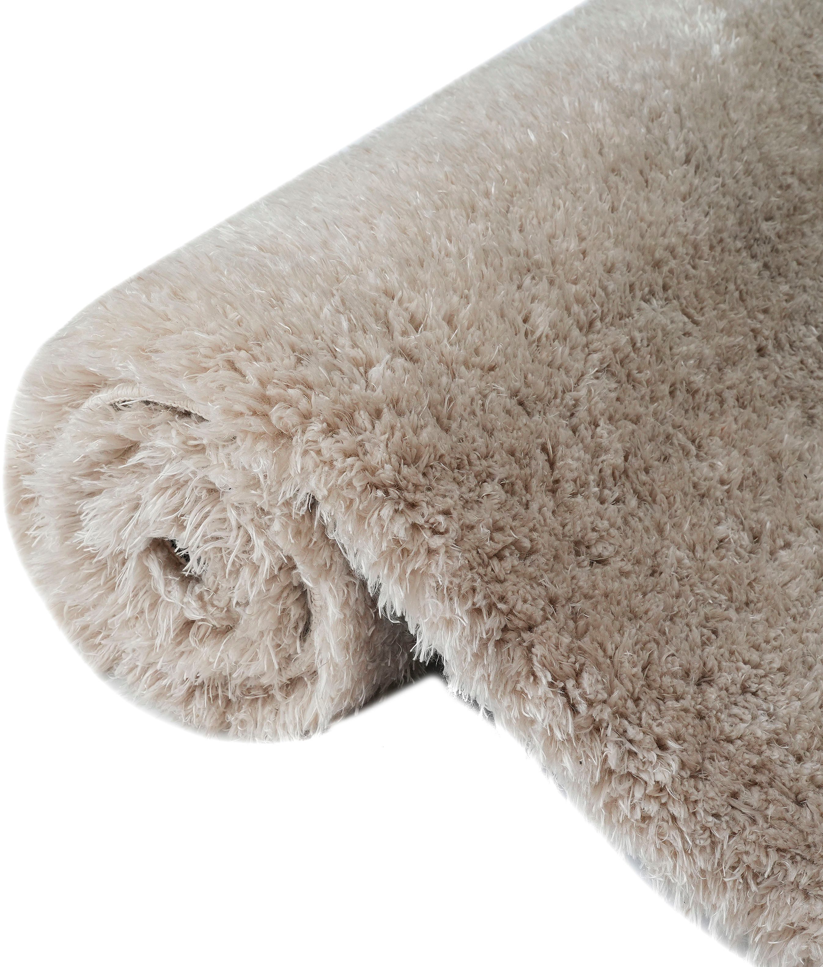 my home Hoogpolig vloerkleed Micro Shaggy zacht, unikleuren, woonkamer, slaapkamer, kinderkamer