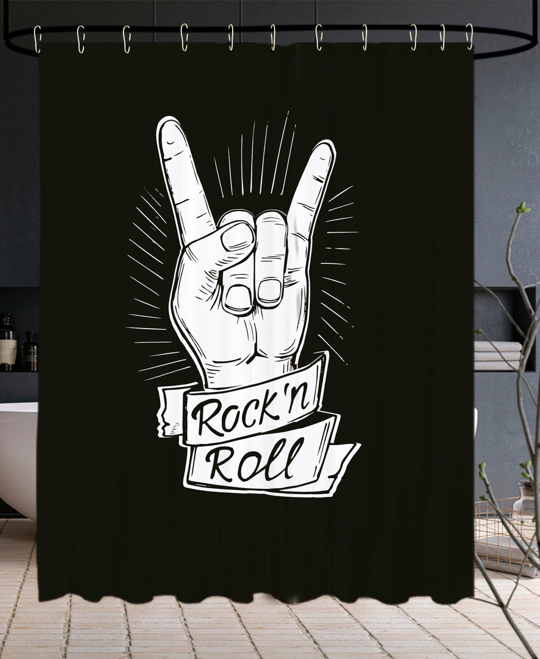 Sanilo Douchegordijn Rock ’n’ Roll Hoogte 200 cm