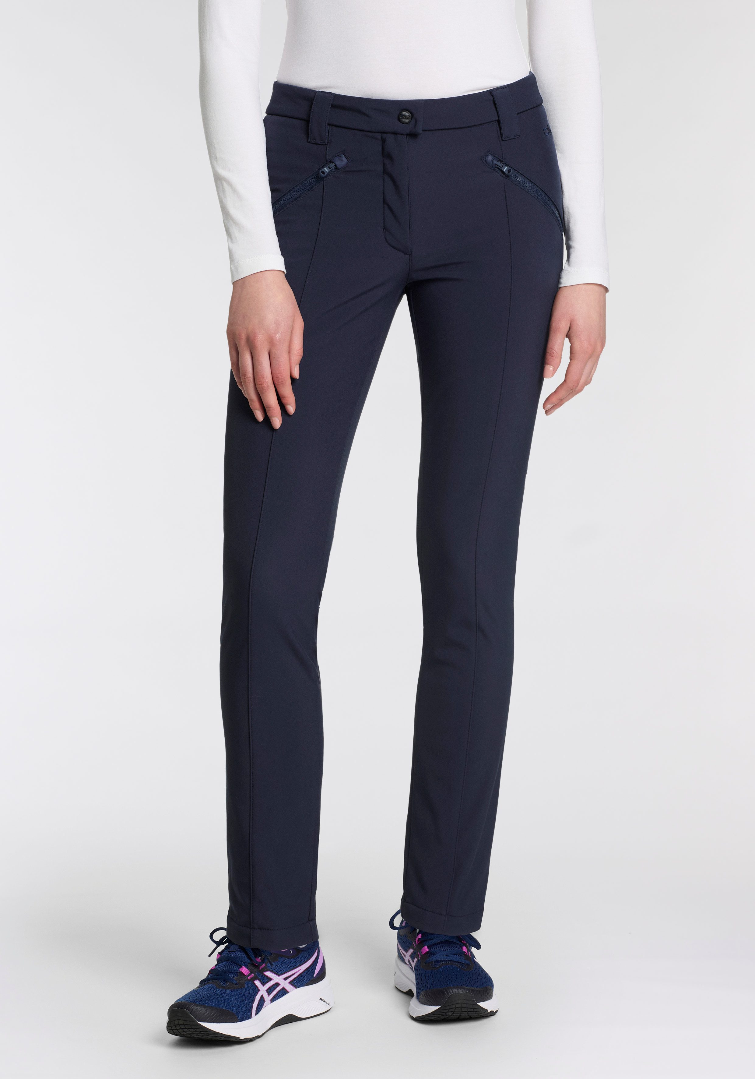 CMP Softshell-broek WOMAN LONG PANT Waterafstotend & windwerend & ademend