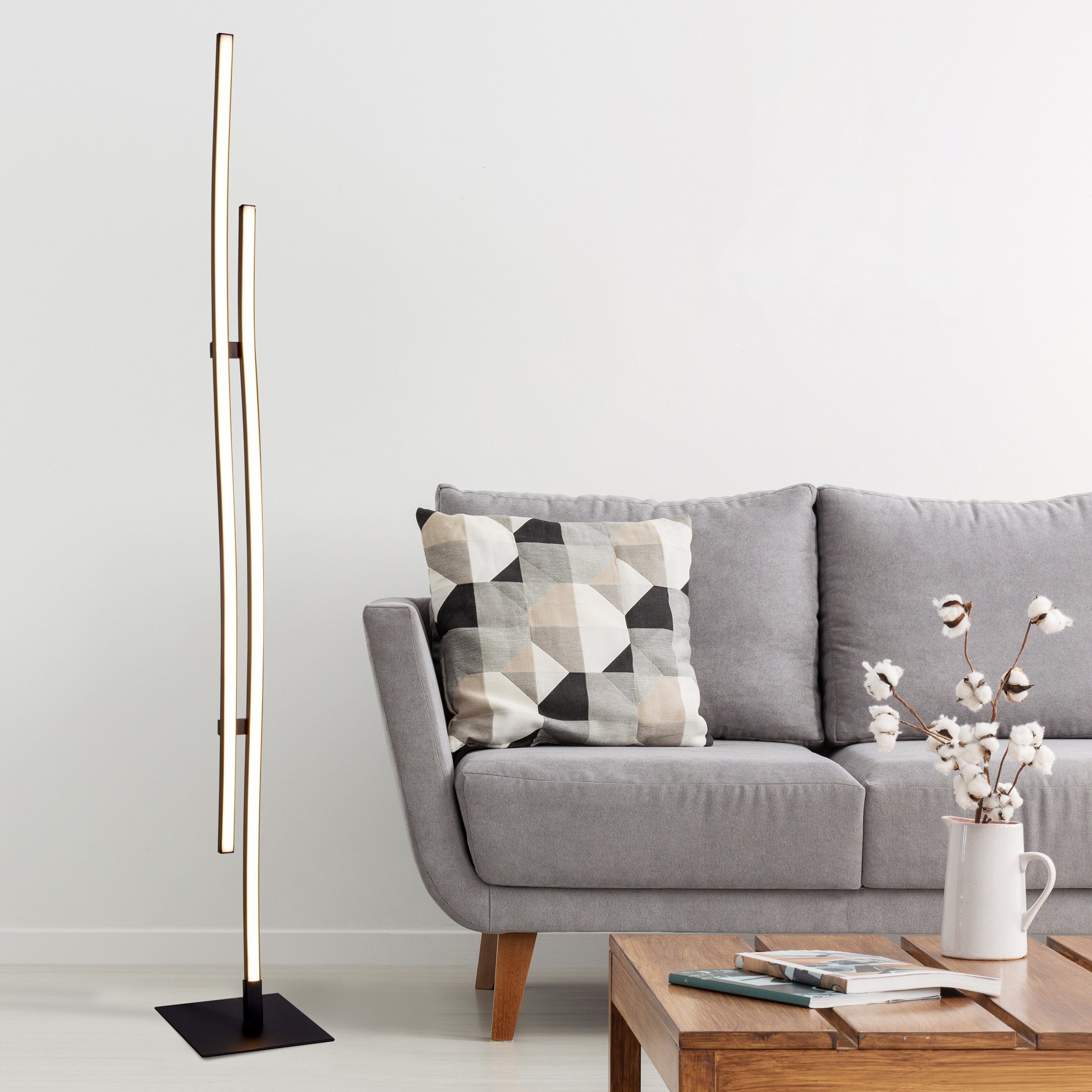 näve Staande lamp Onda incl. 240x leds 3000 k, 790 lm, totaal 24 w, niet dimbaar (1 stuk)