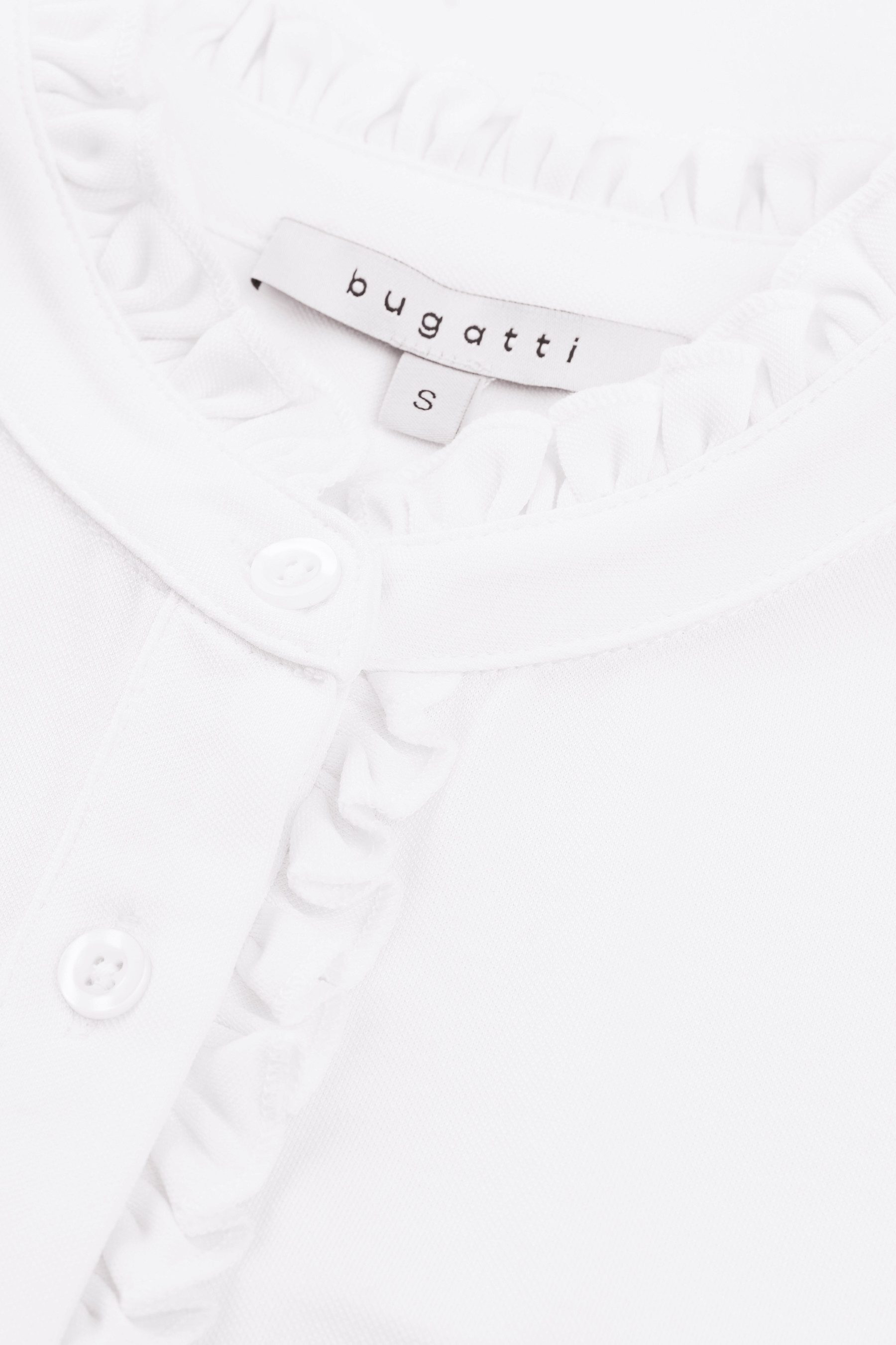 Bugatti T-shirt met ruchedetails