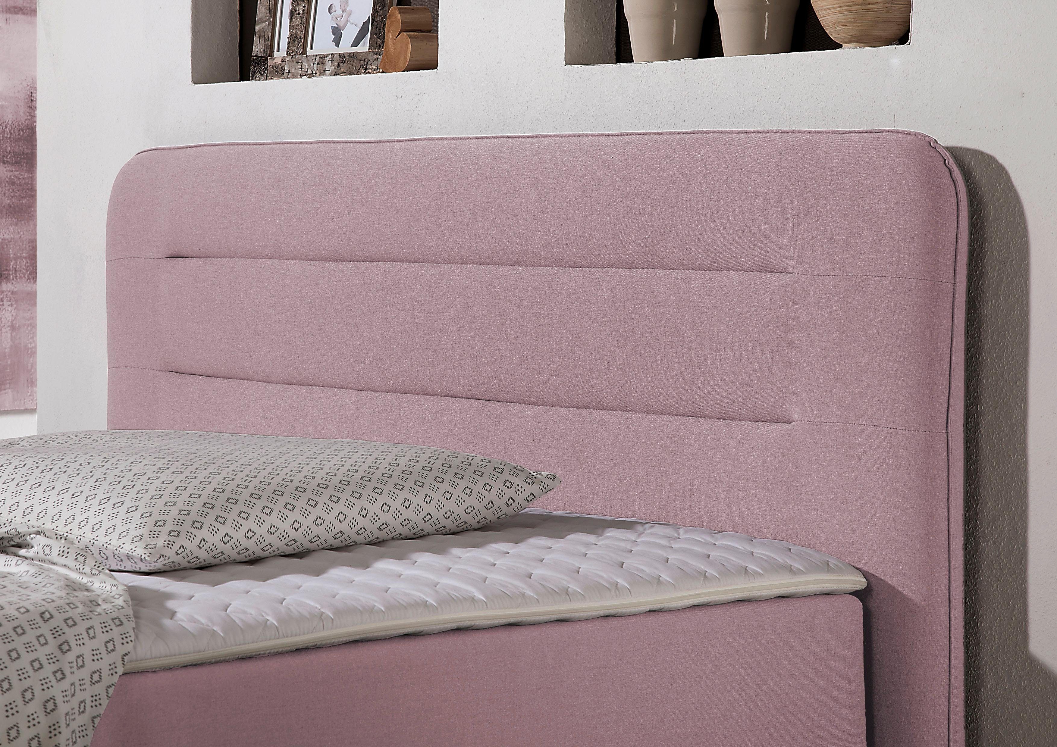 Home affaire Boxspring Manchester 5 breedten, 3 uitvoeringen, 2 hardheden, topmatras, stiksels