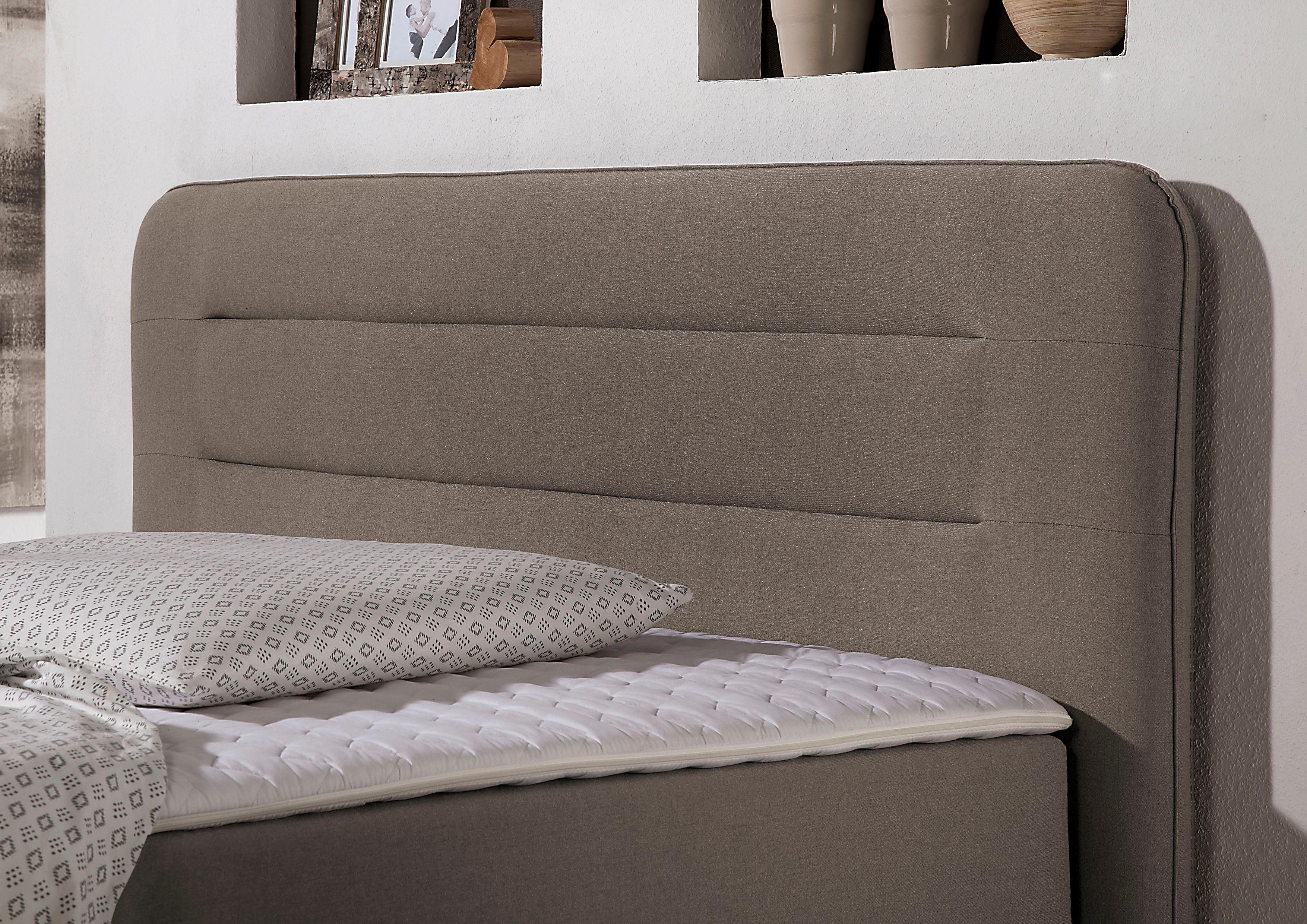 Home affaire Boxspring Manchester 5 breedten, 3 uitvoeringen, 2 hardheden, topmatras, stiksels