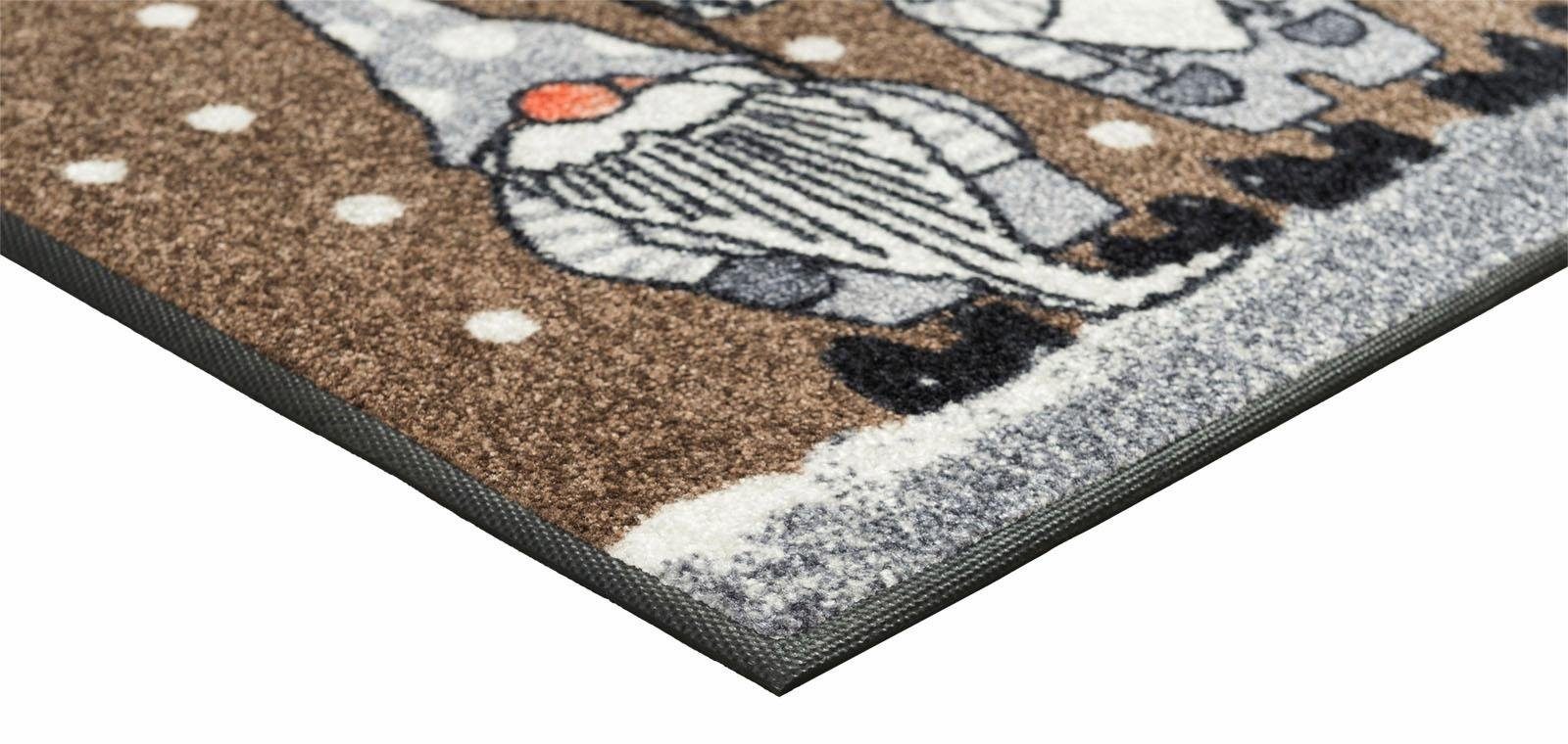 wash+dry by Kleen-Tex Mat Winterkabouters Inloopmat, antislip, wasbaar