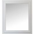 myflair moebel  accessoires wandspiegel asil wit, rechthoekig, frame met antiek-finish, facetgeslepen spiegel (1 stuk) wit