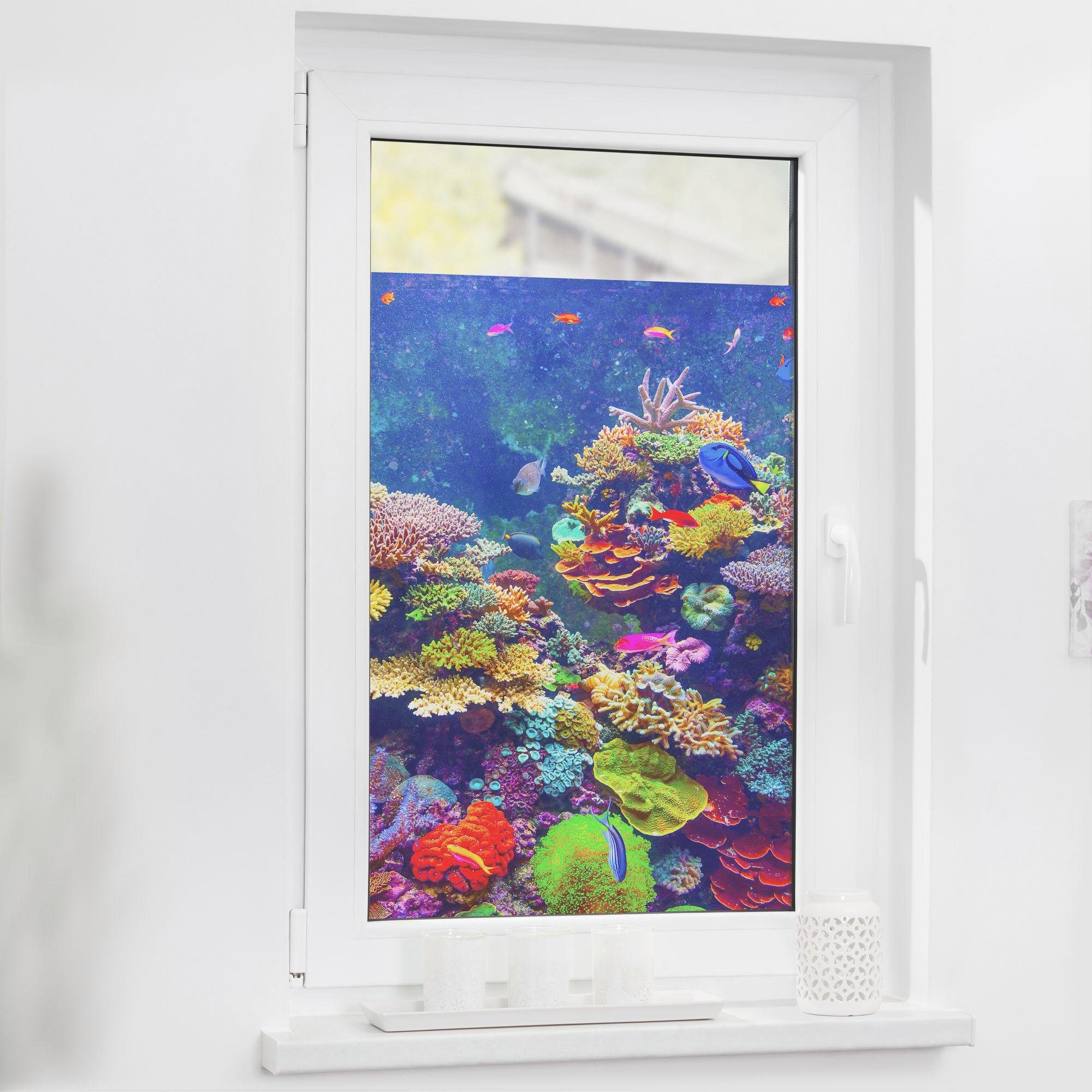 LICHTBLICK Raamfolie Aquarium zelfklevend, privacybescherming (1 stuk)