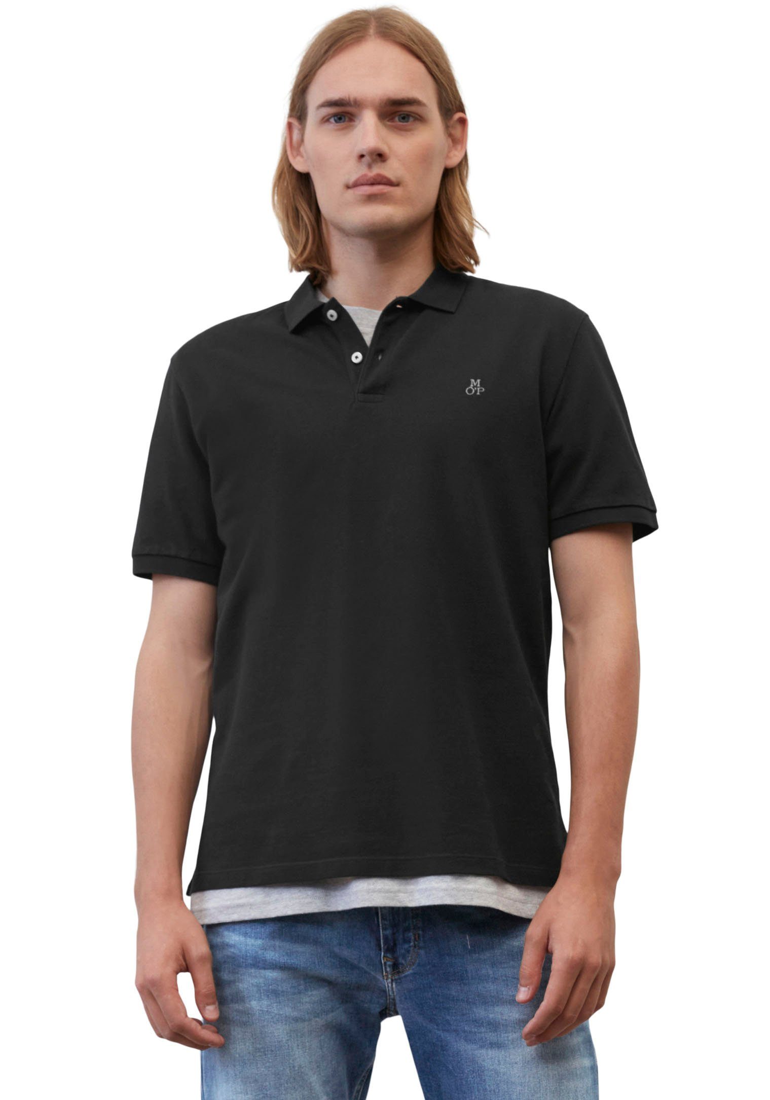 Marc O'Polo Poloshirt heren poloshirts maat XXL zwart