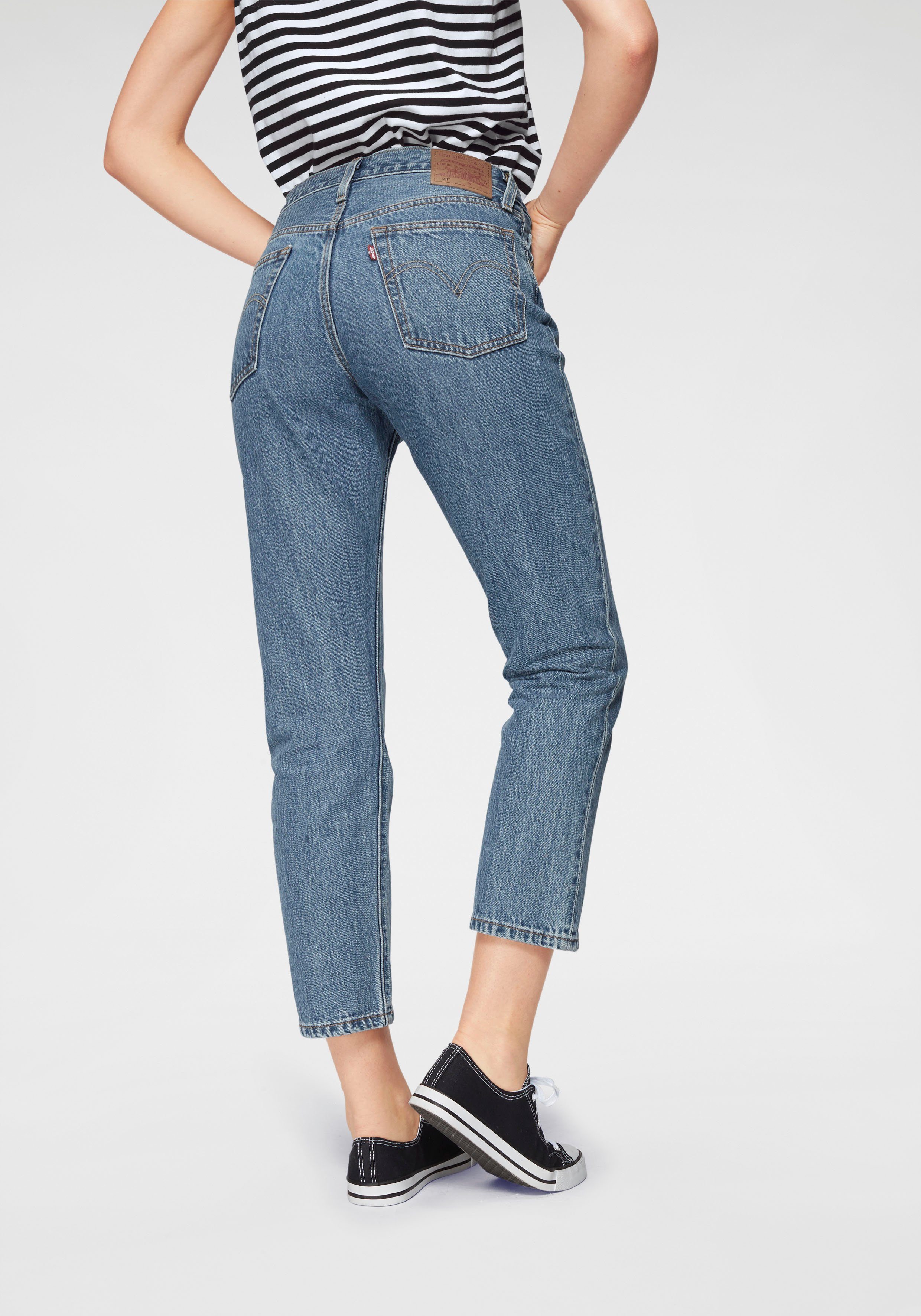 Levi's® 7/8 jeans 501 CROP 501 collectie, 5-pocket-stijl