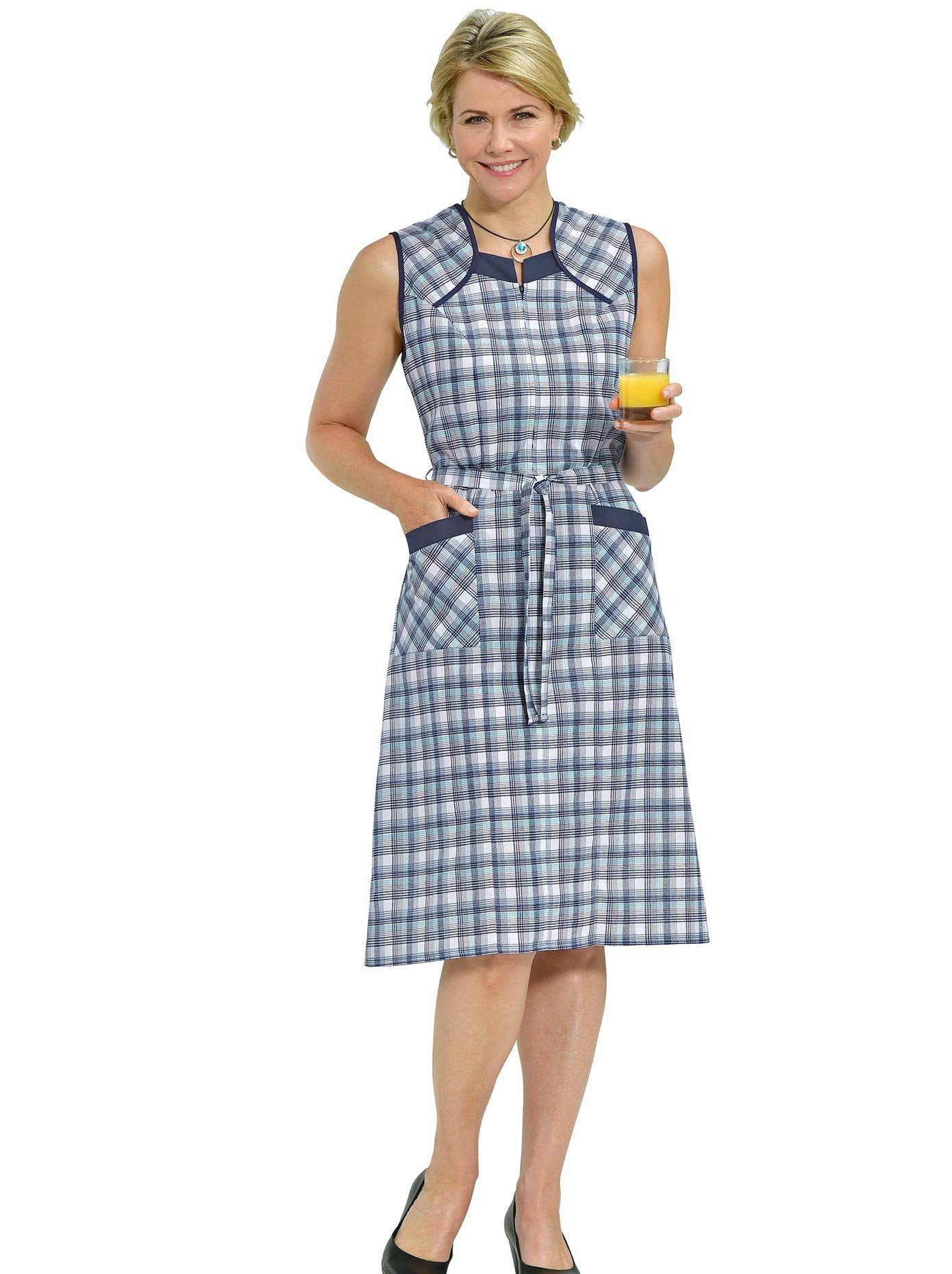 Classic Basics Keukenschort keukentextiel maat 46 blauw
