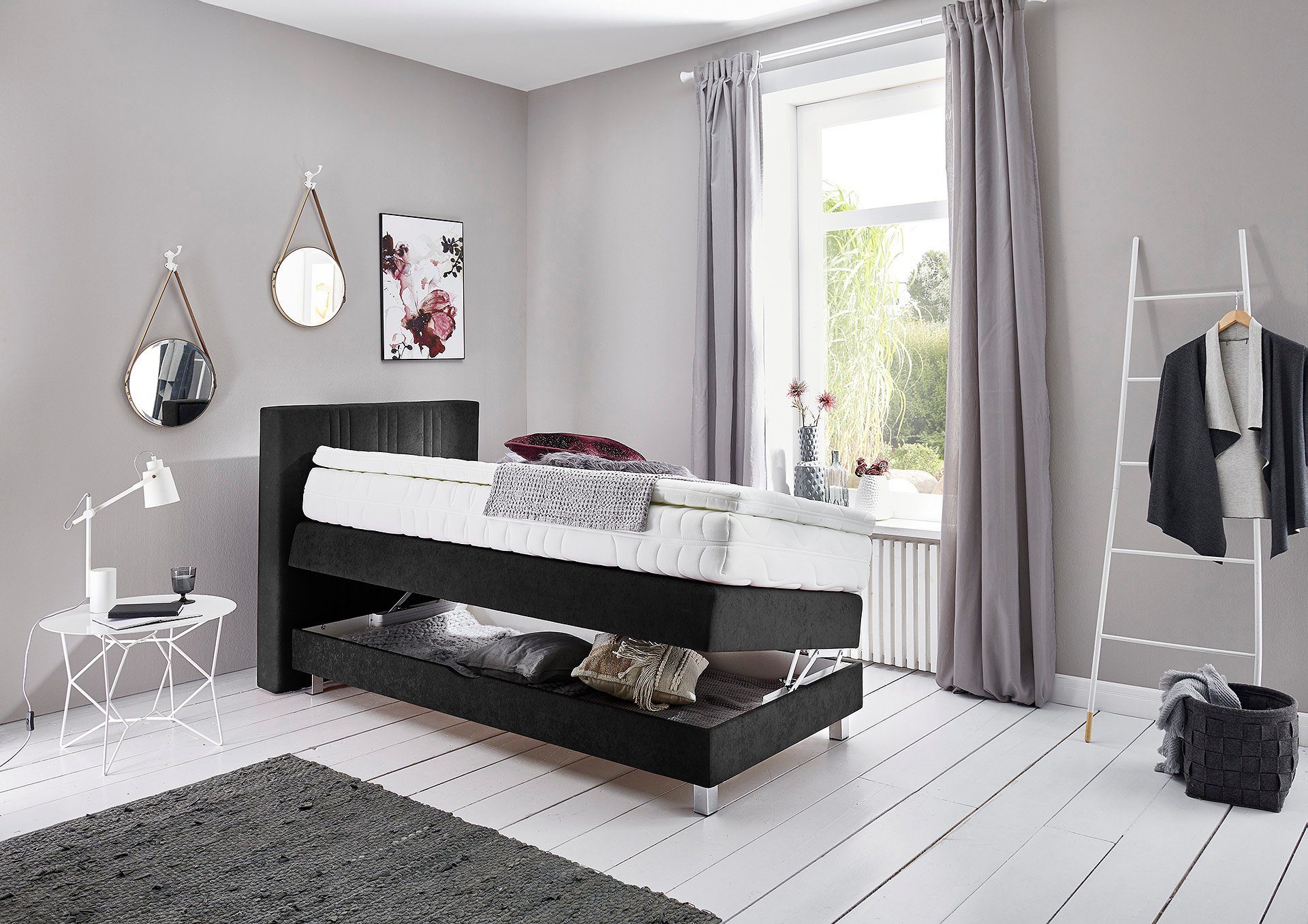 Westfalia Polsterbetten Boxspring naar keuze met bedkist en topmatras