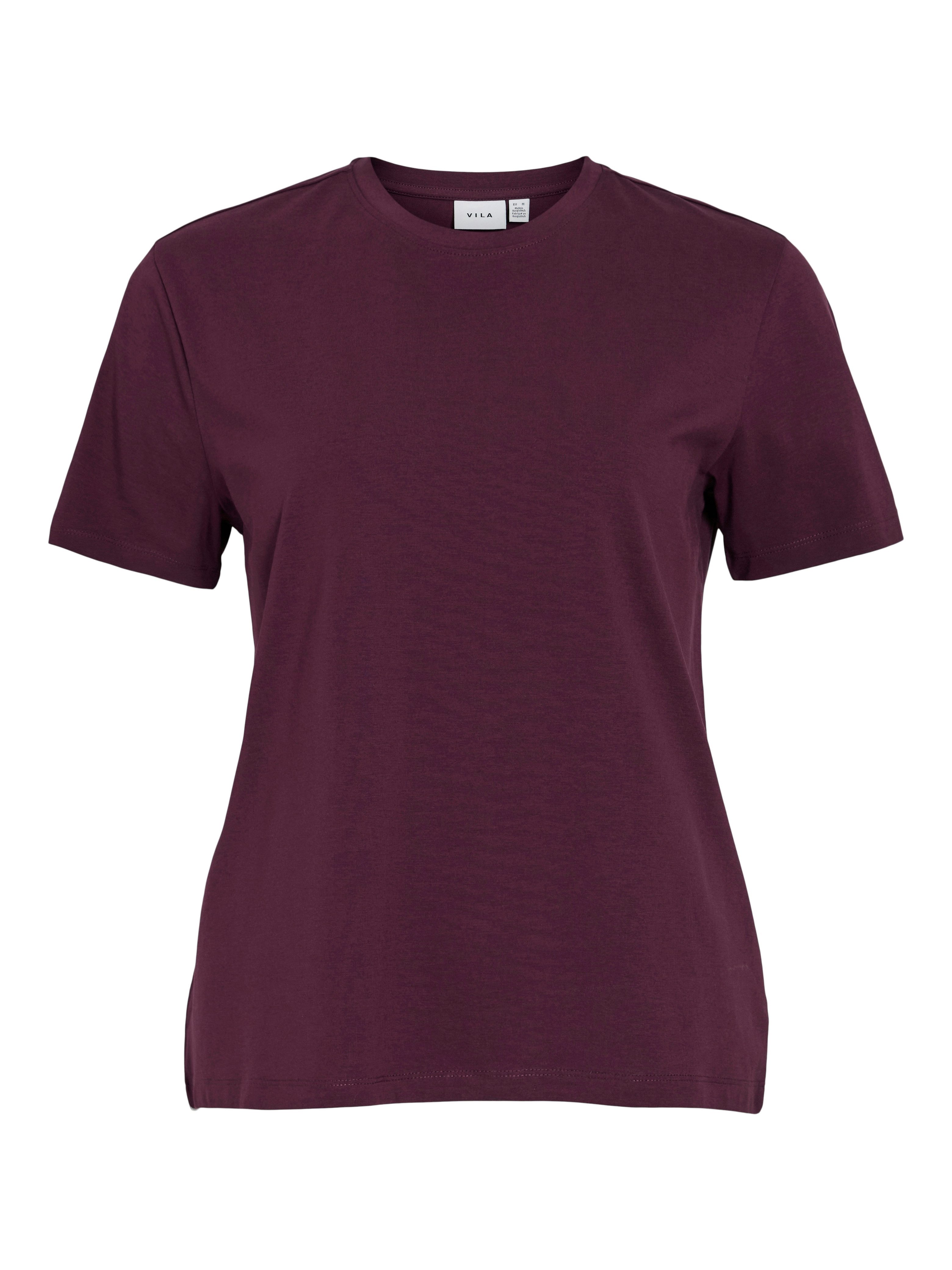 Vila Shirt met korte mouwen VINORA S/S T-SHIRT - NOOS