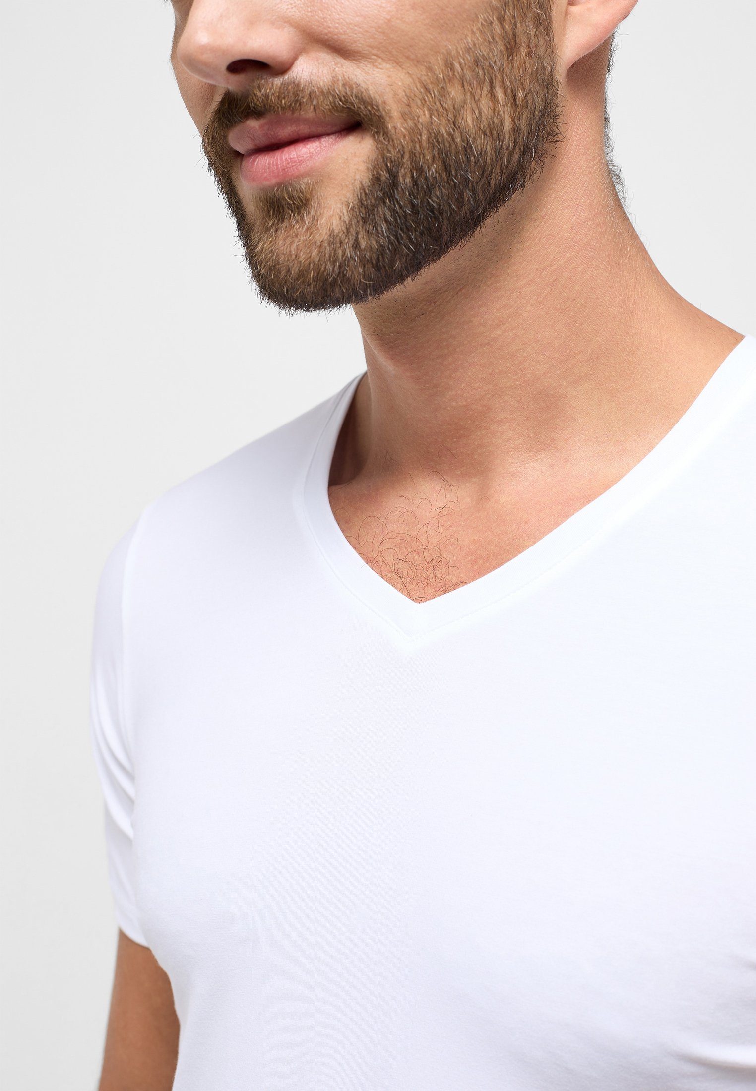 Eterna Shirt met V-hals