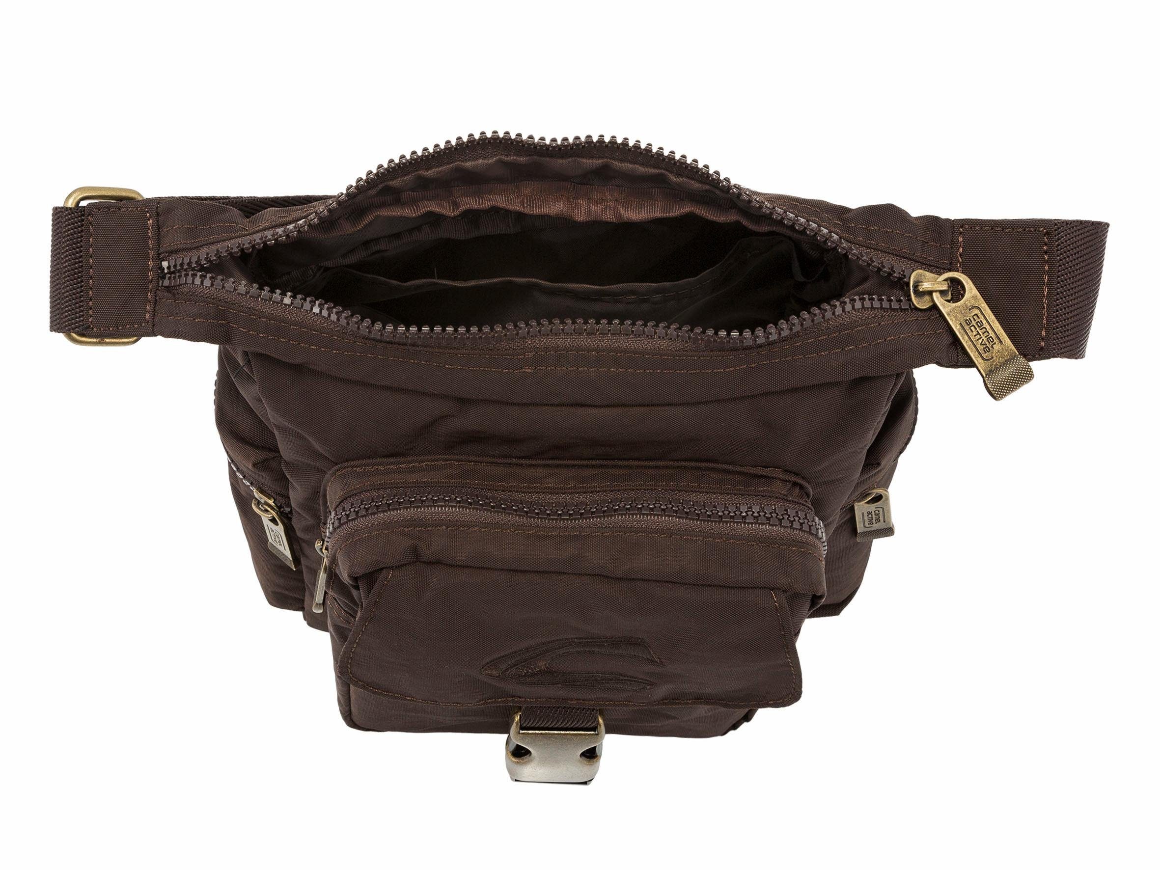camel active Schoudertas Journey van licht robuust nylon, functioneel perfect voor alle levensomstandigheden