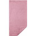 egeria handdoeken prestige in effen met rand (2 stuks) roze