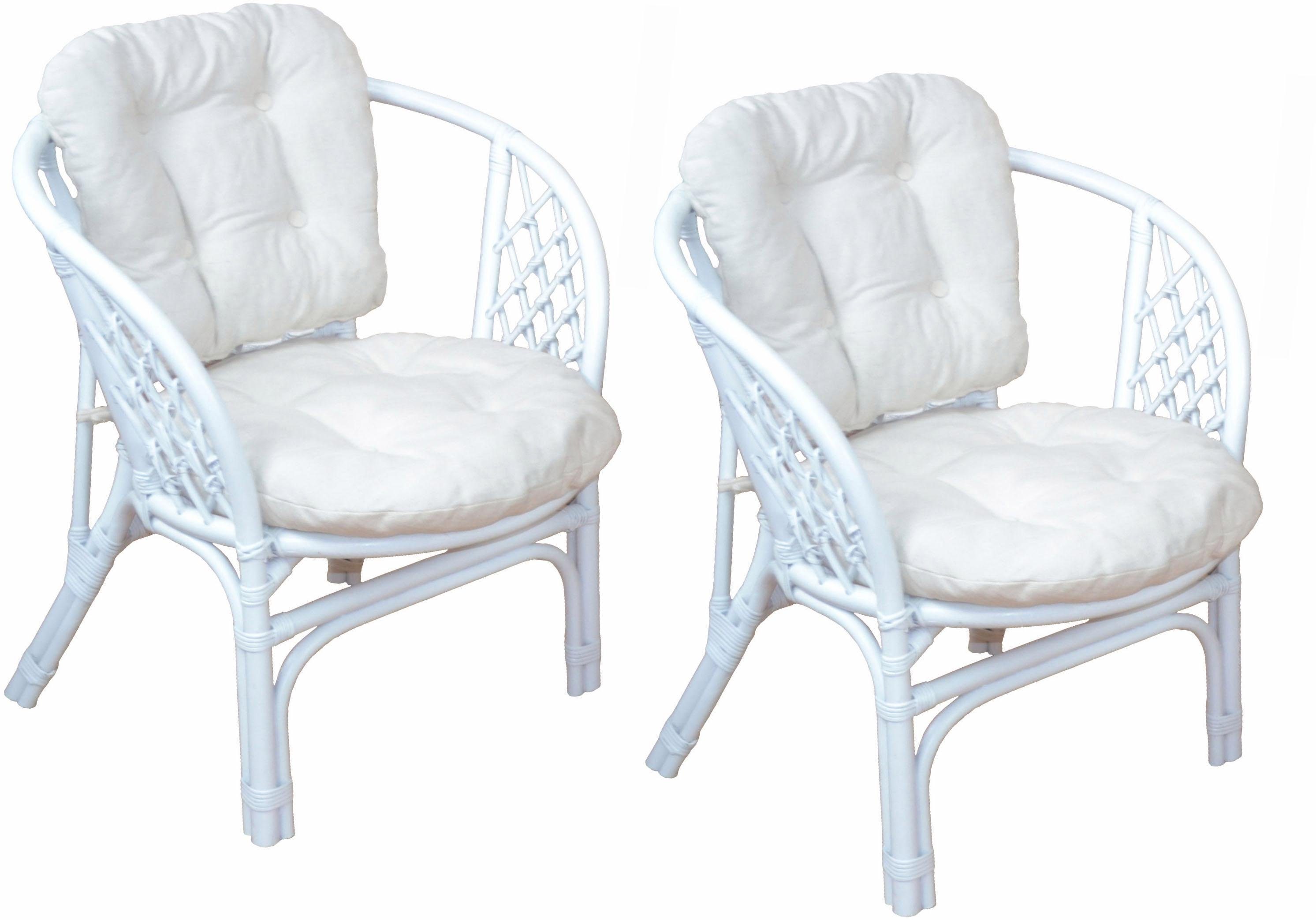 Home affaire Rotanstoel Rotanfauteuil (set, 2 stuks)