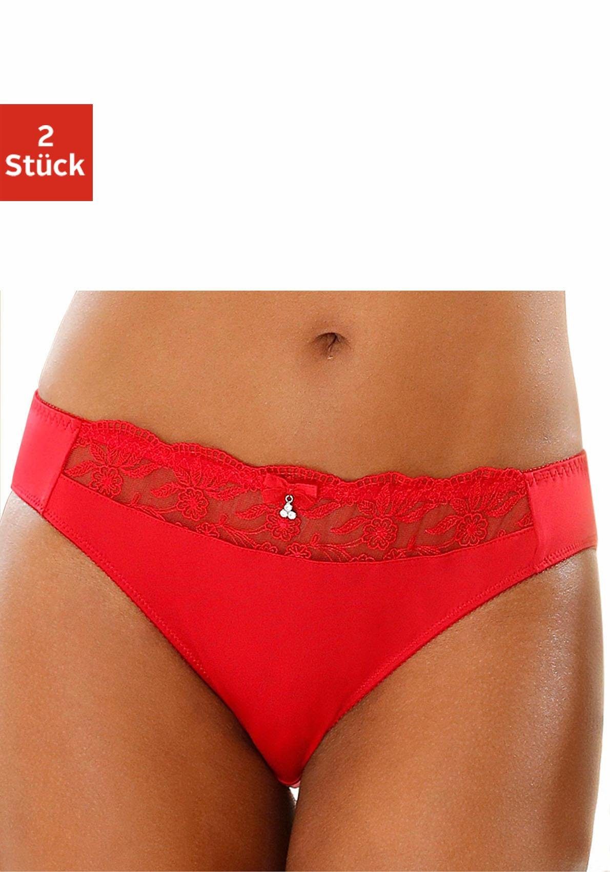 Nuance Slip met mooie borduurkant (set, 2 stuks)