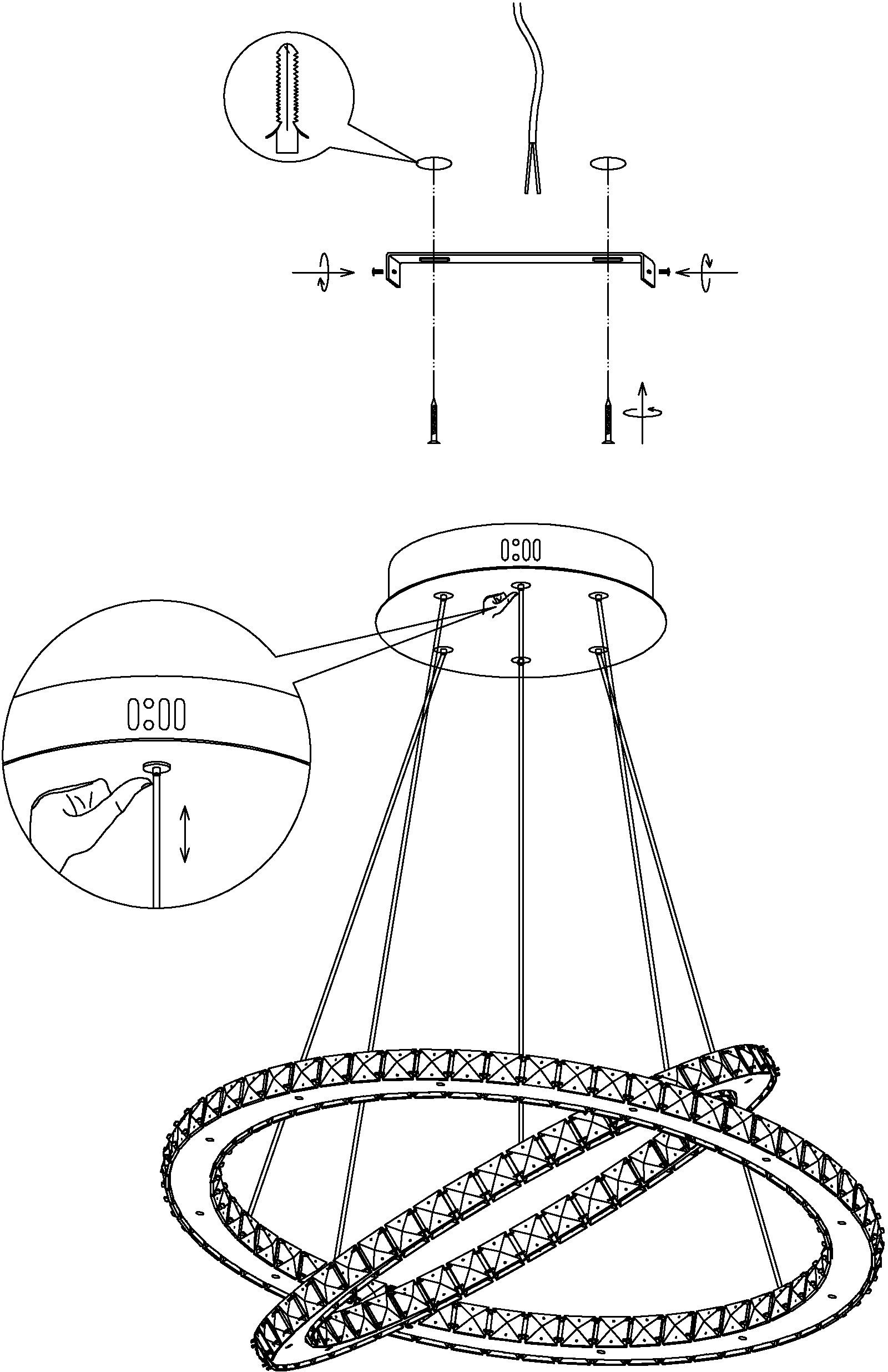 EGLO Hanglamp VARRAZO Hanglicht, hanglamp (1 stuk)
