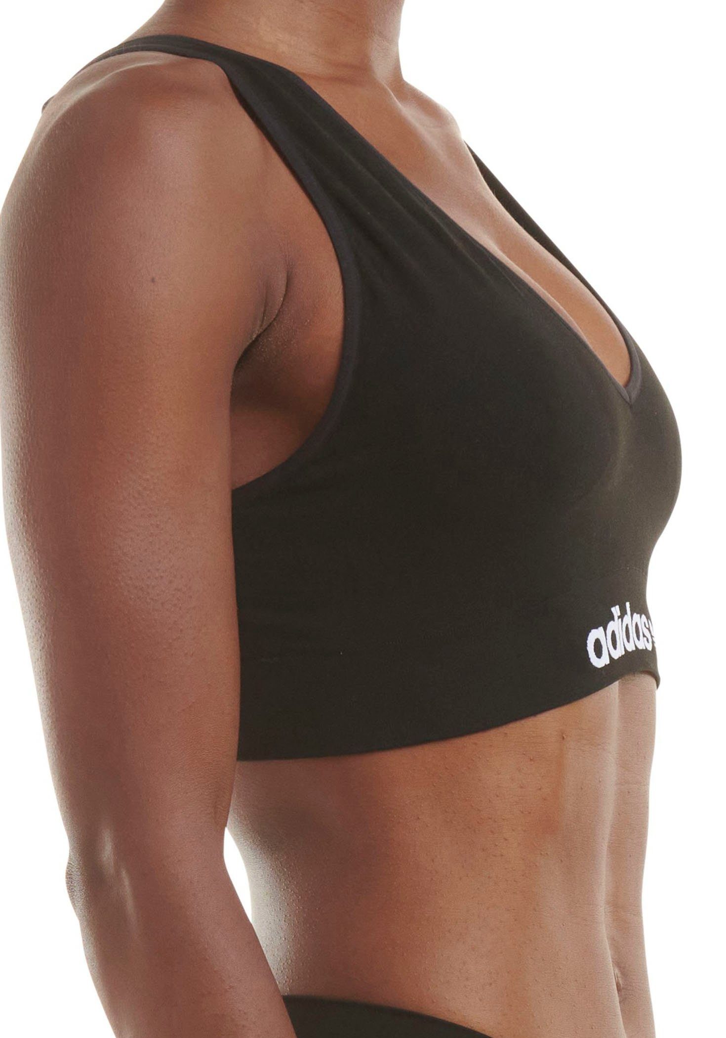 adidas Originals Bralette met brede logoband