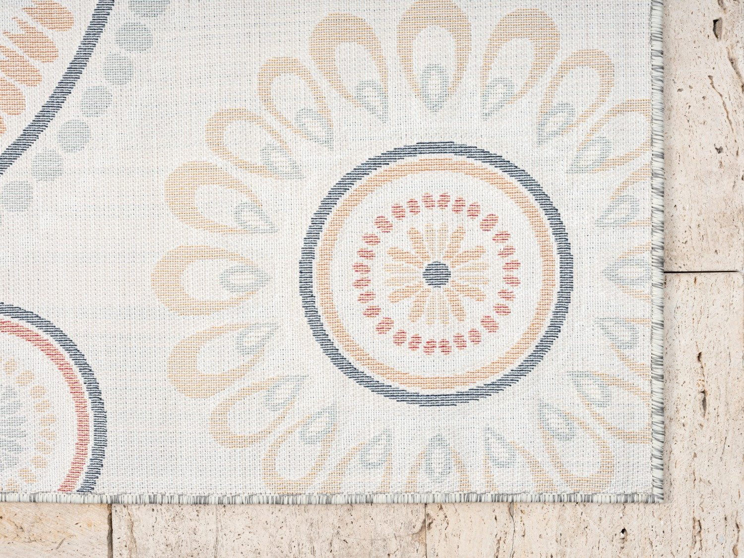 Myflair Möbel & Accessoires Vloerkleed Loop, MAGAZIJNOPRUIMING! modern ontwerp, hoog-laag effect, geschikt voor buiten, balkon, terras