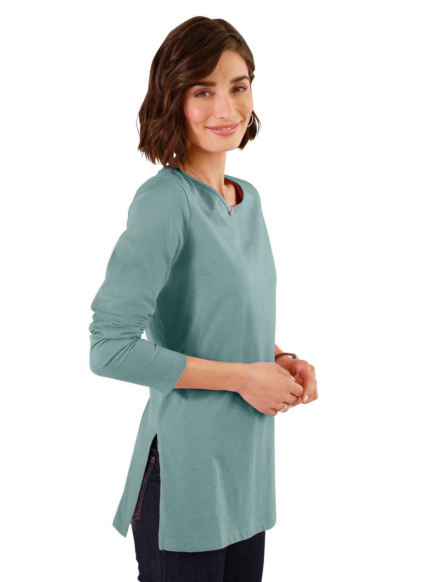 Classic Basics Shirt met lange mouwen Lang shirt (1-delig)