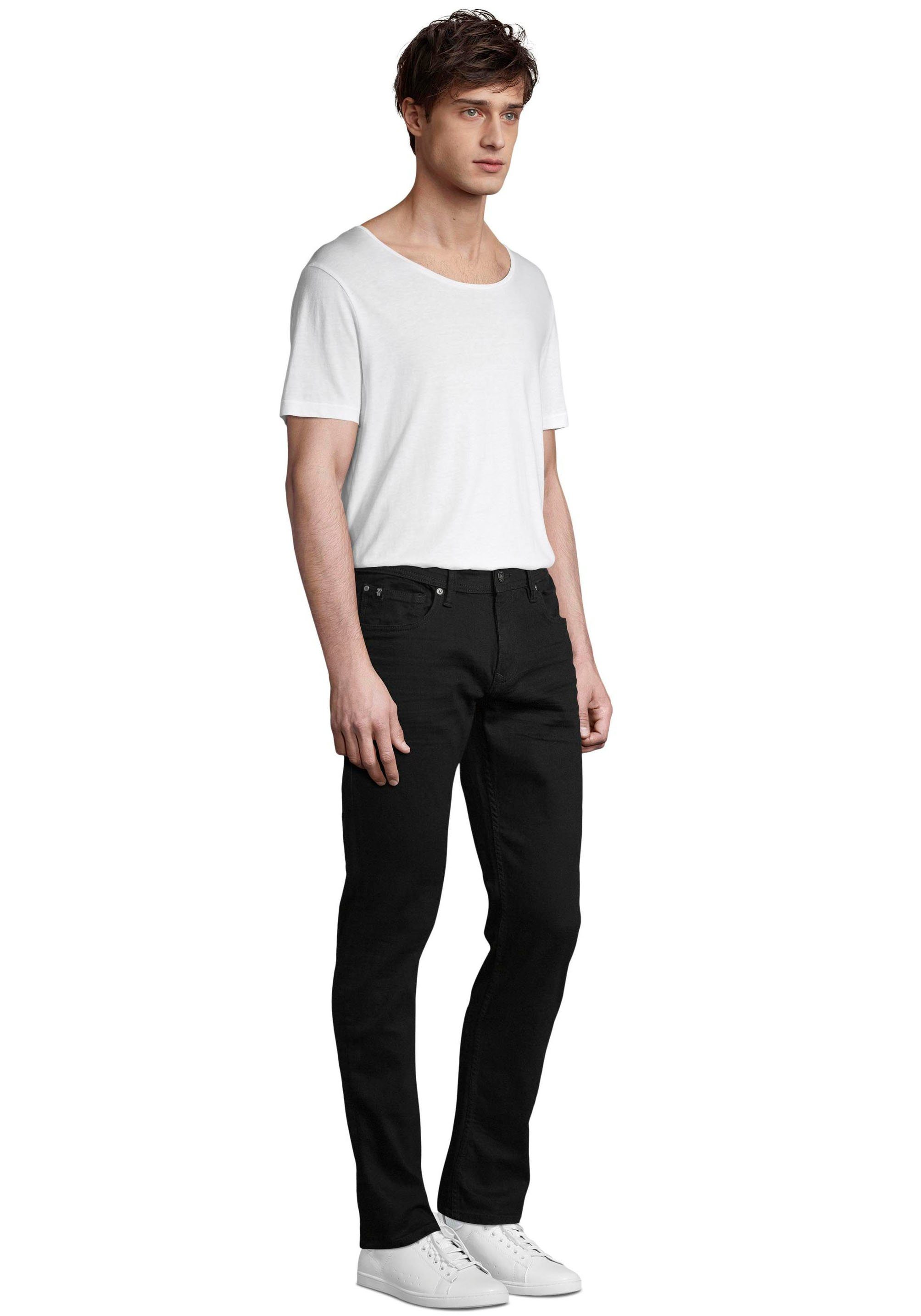 Tom Tailor Denim 5-pocket jeans PIERS met geruit patroon