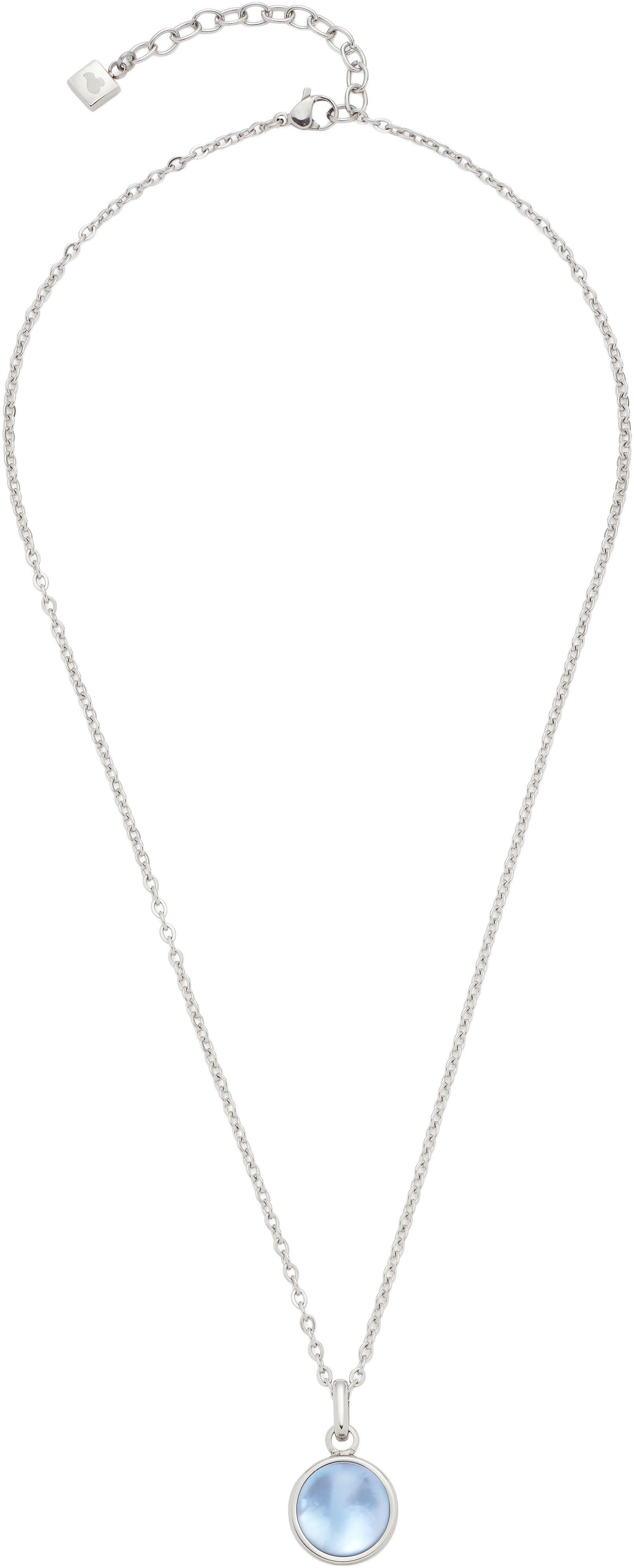 LEONARDO Ketting met hanger Halsketting Bea grijs blauw, 024357